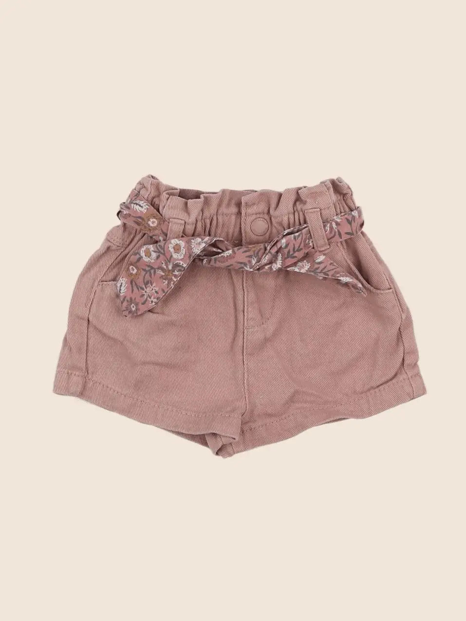 Vertbaudet - short rose - 12 mois