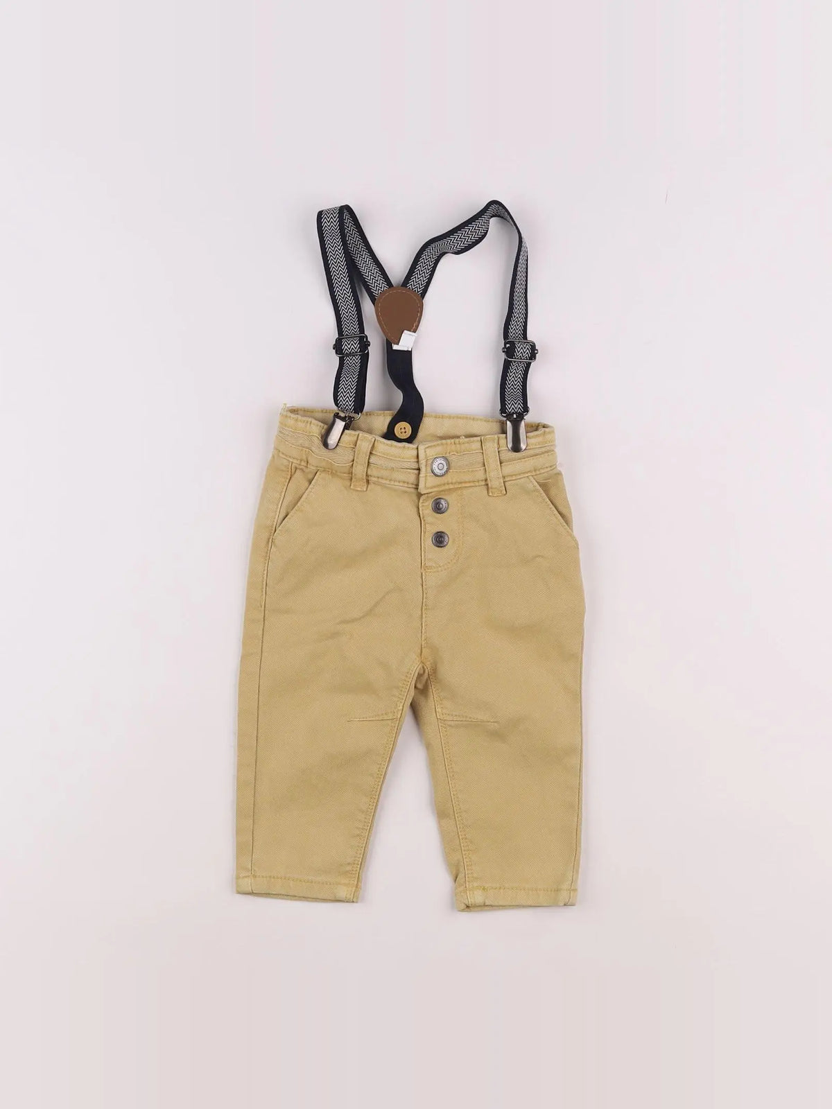 Tape à l'oeil - jean jaune - 6 mois