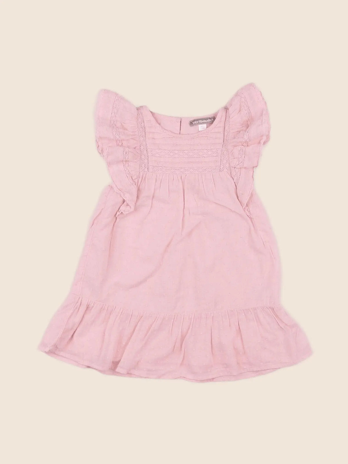 Vertbaudet - robe rose - 2 ans