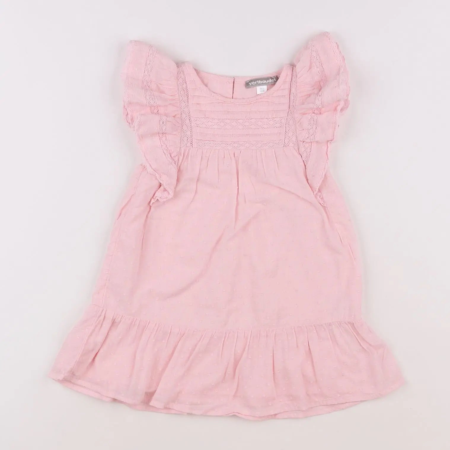 Vertbaudet - robe rose - 2 ans