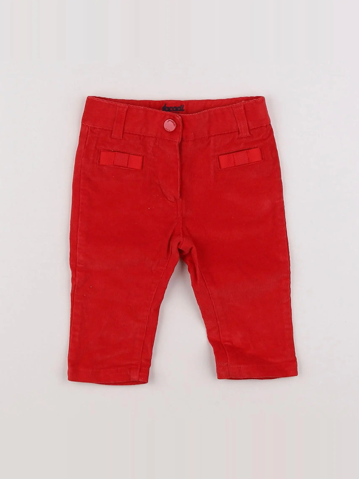 Jacadi - pantalon rouge - 6 mois