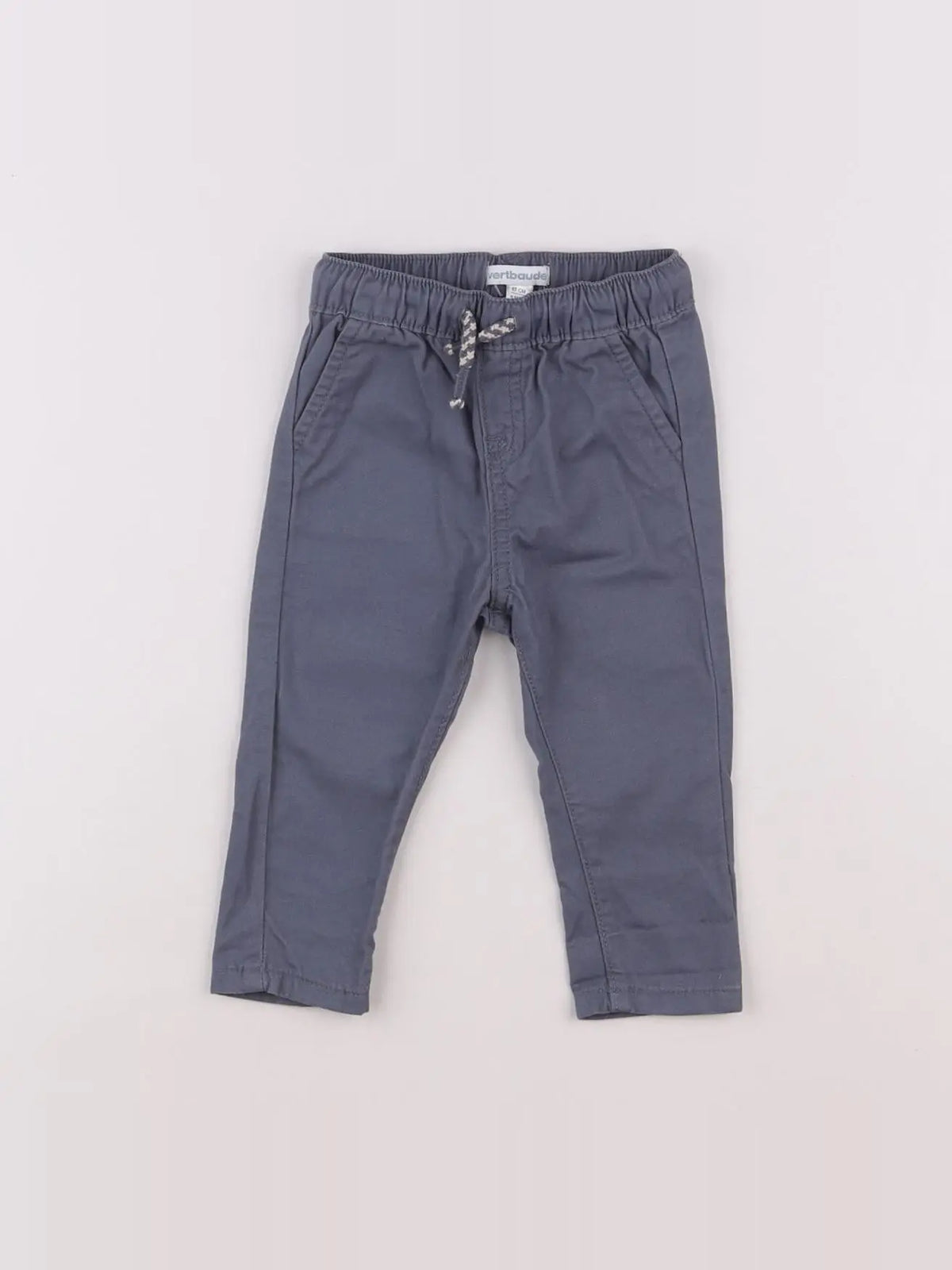 Vertbaudet - pantalon gris - 6 mois