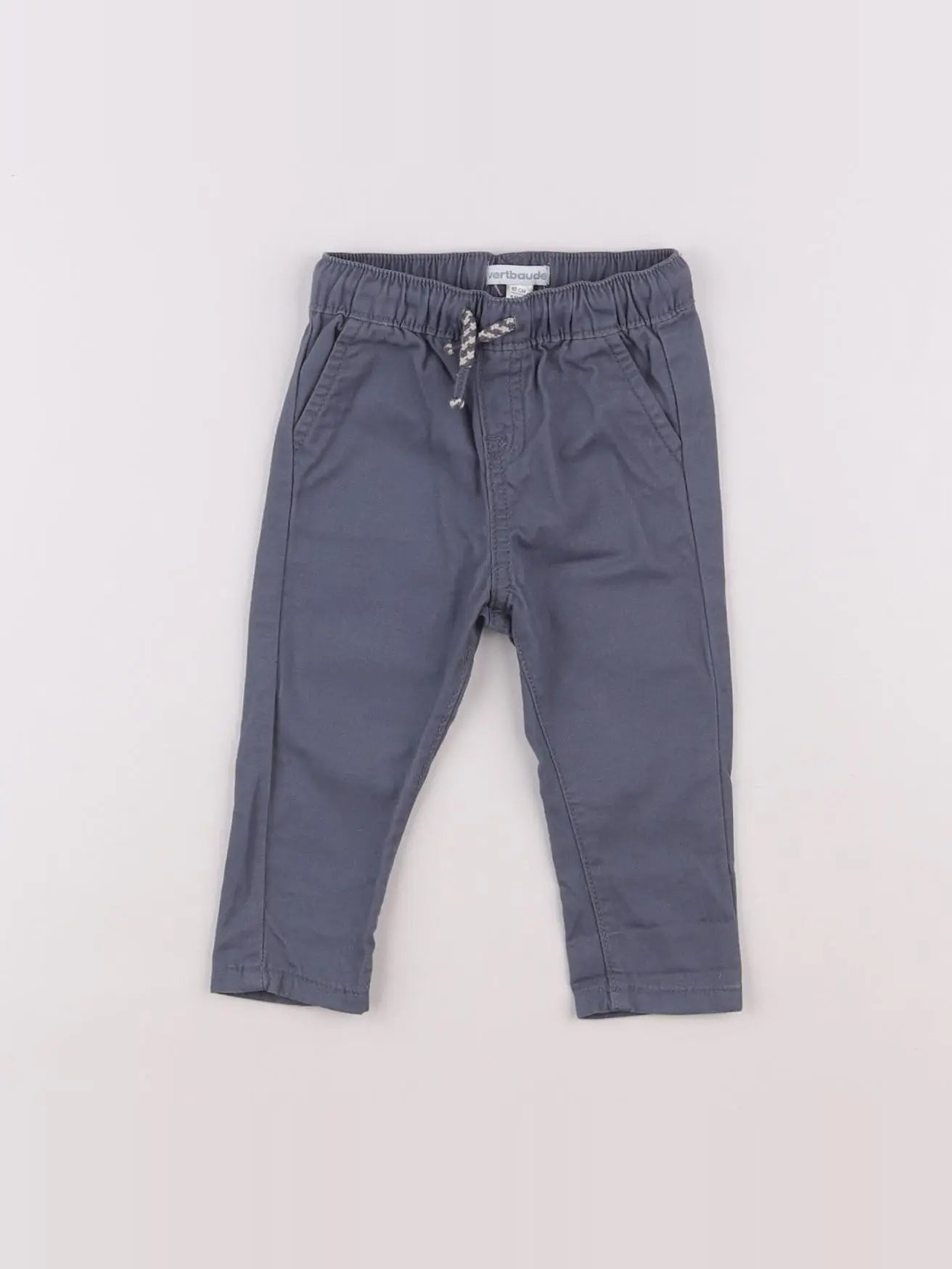Vertbaudet - pantalon gris - 6 mois