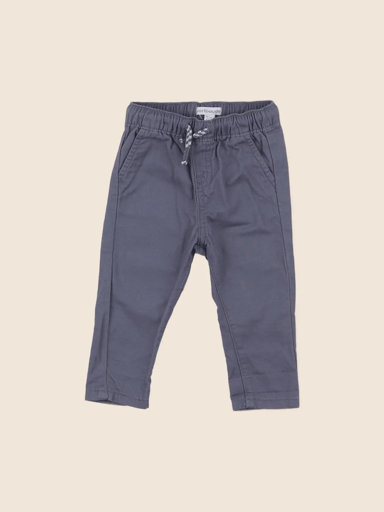 Vertbaudet - pantalon gris - 6 mois