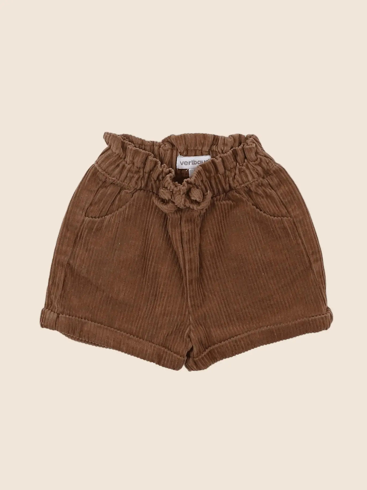 Vertbaudet - short marron - 3 mois