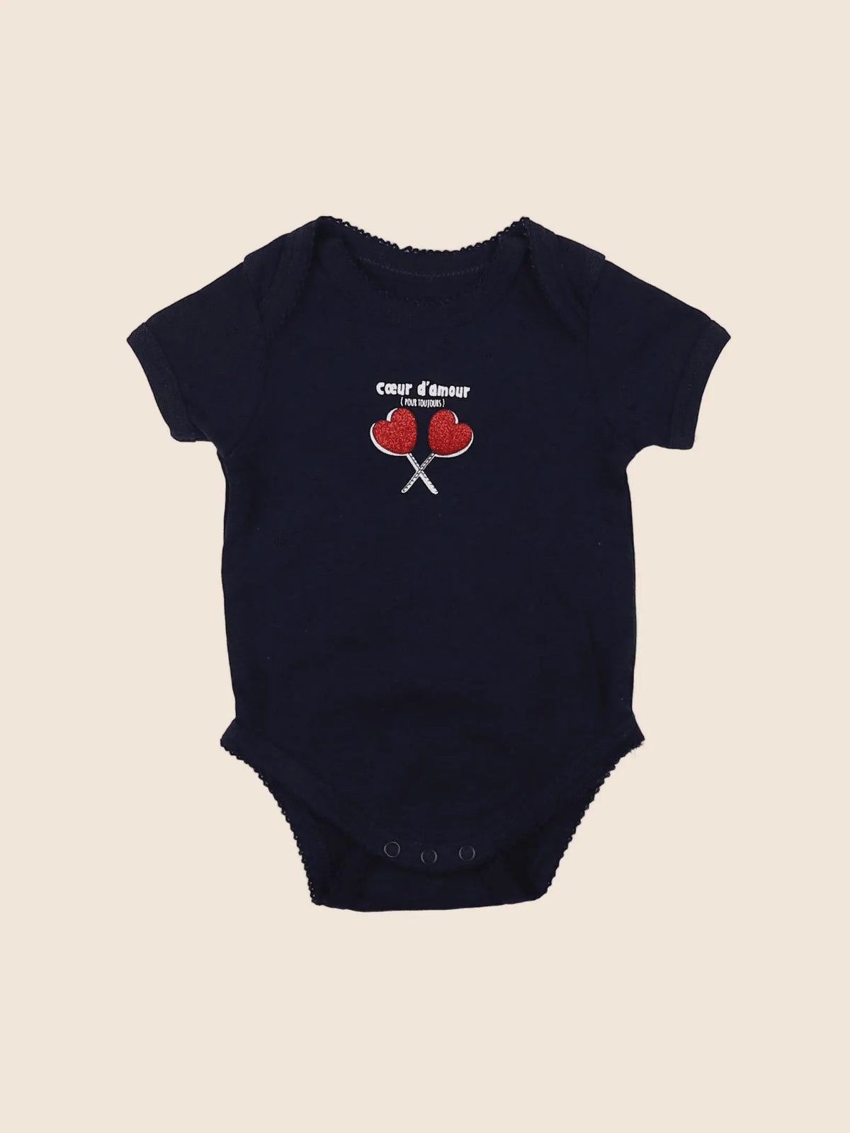 Vertbaudet - body bleu - 3 mois