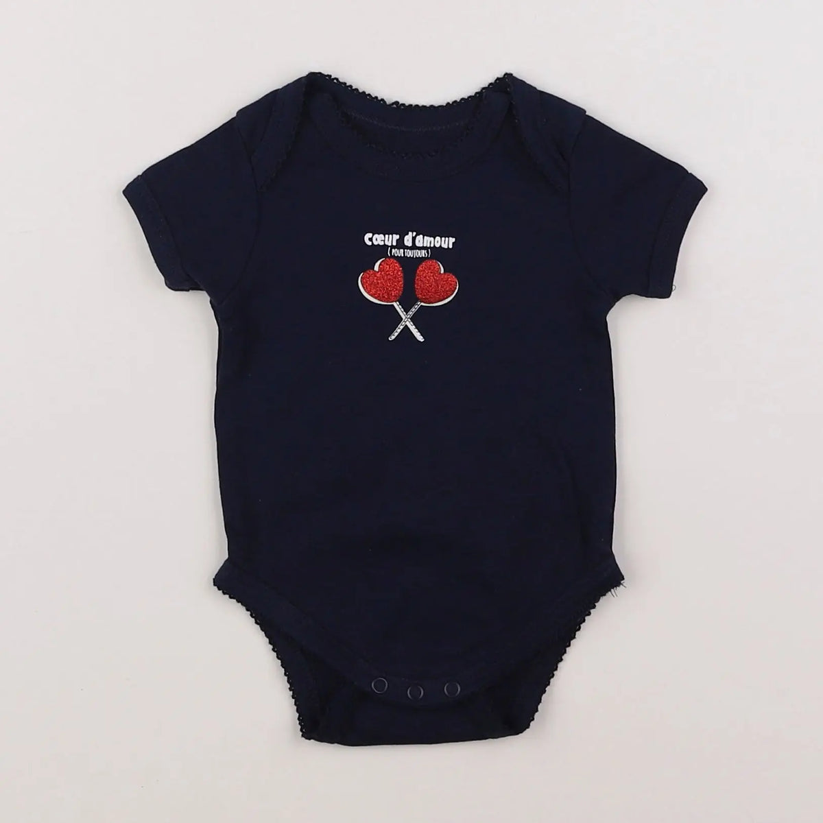 Vertbaudet - body bleu - 3 mois