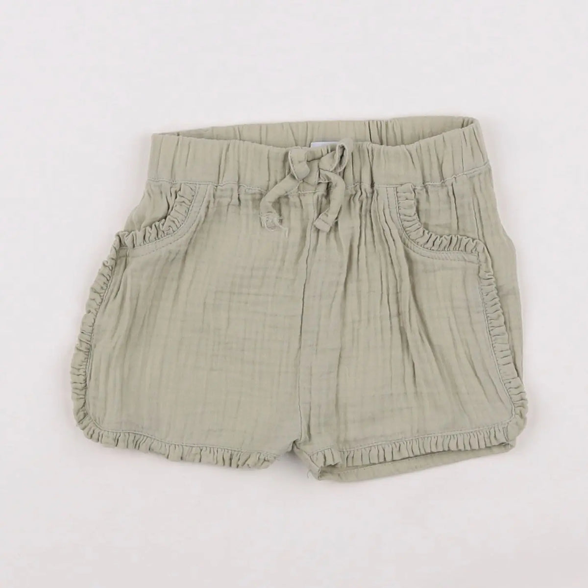 Vertbaudet - short vert - 12 mois