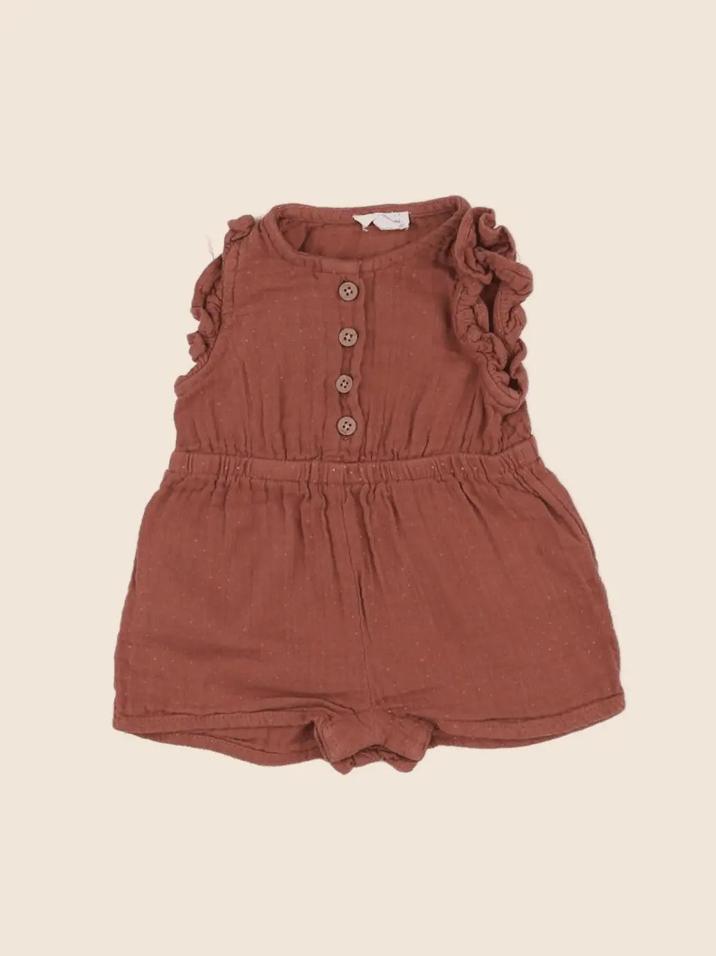 Vertbaudet - combinaison marron - 3 mois