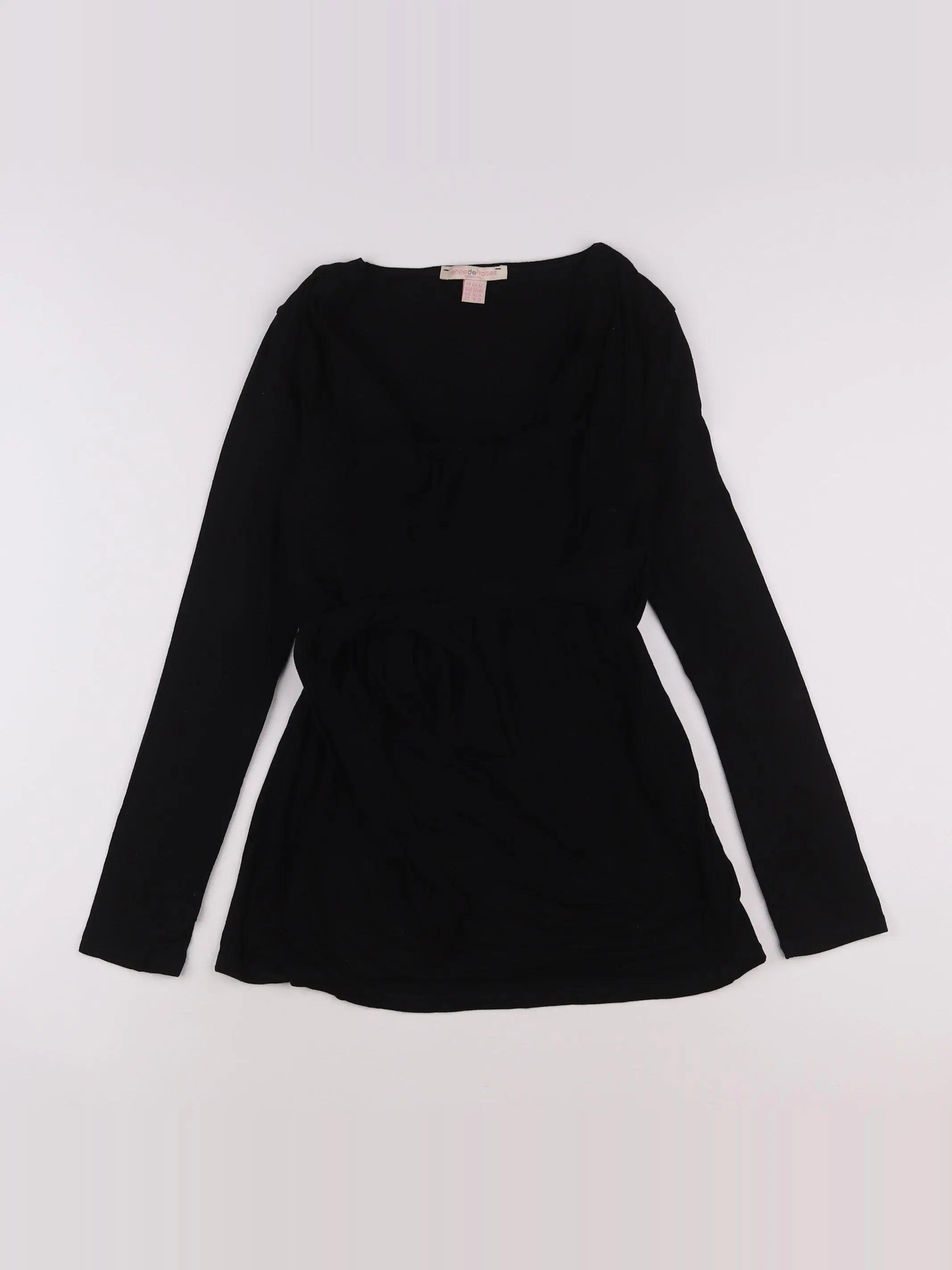 Envie de fraise - tee-shirt grossesse noir - 40 à 42