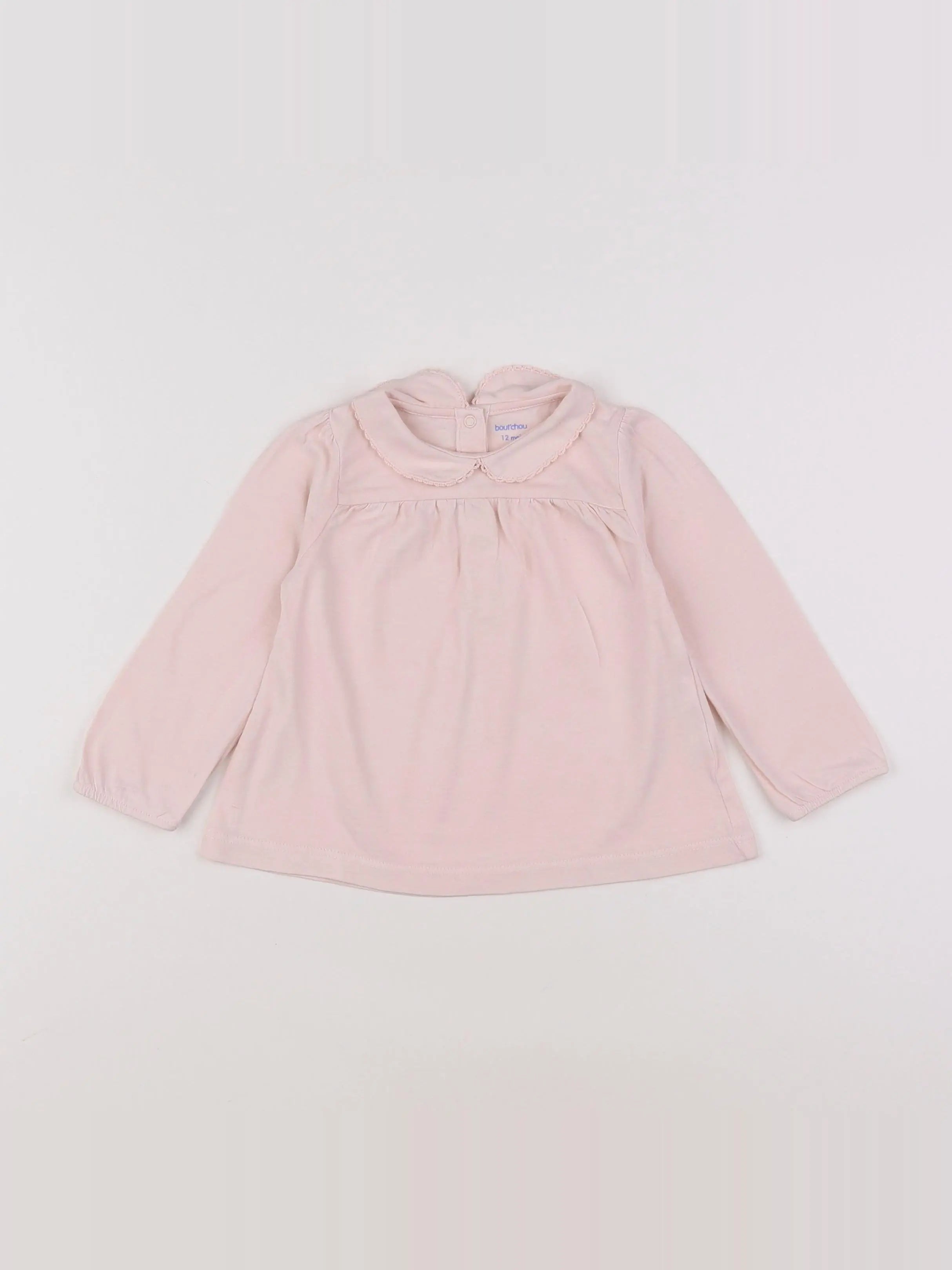 Boutchou - tee-shirt rose - 12 mois