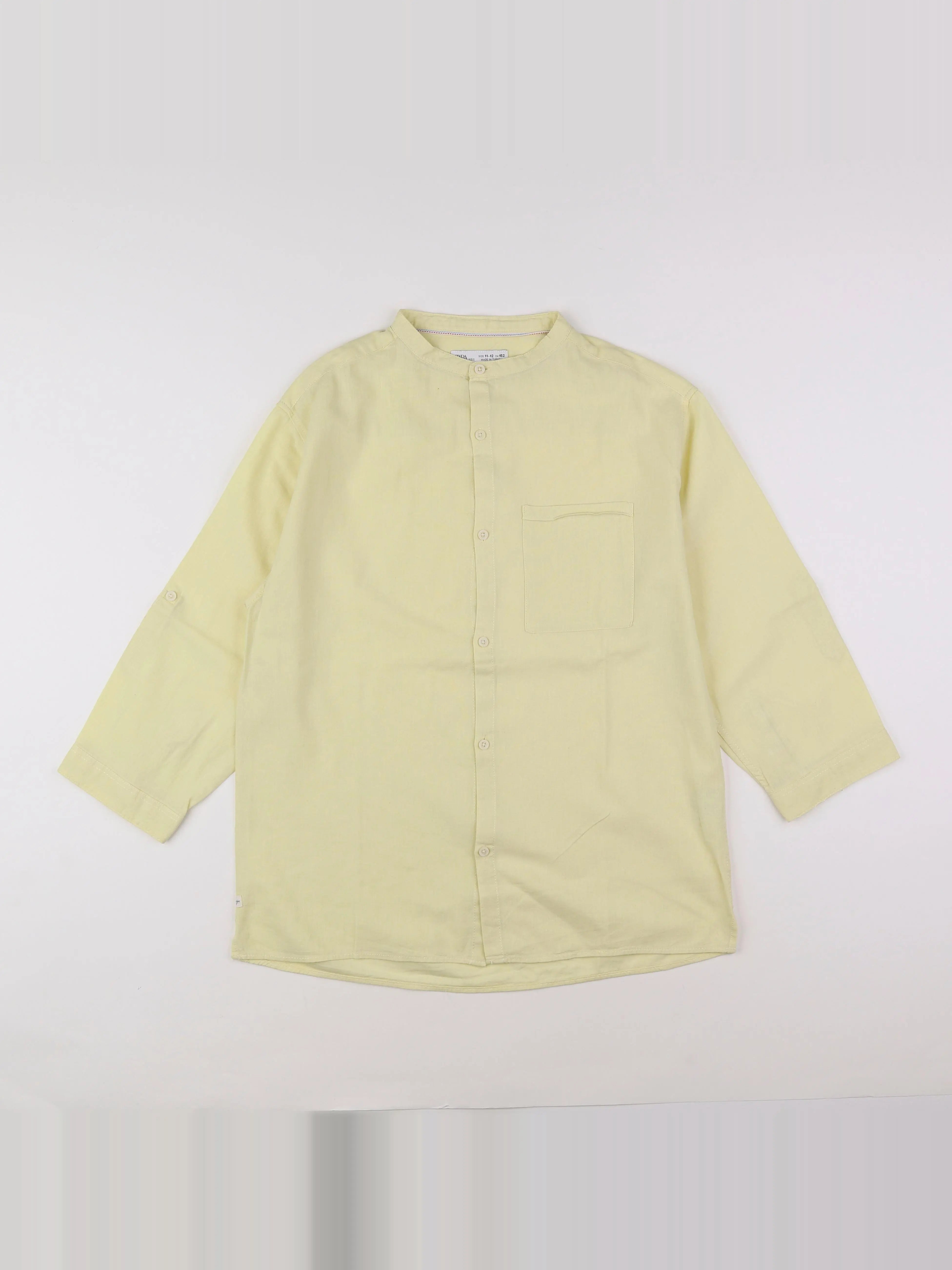 Zara - chemise jaune - 11/12 ans