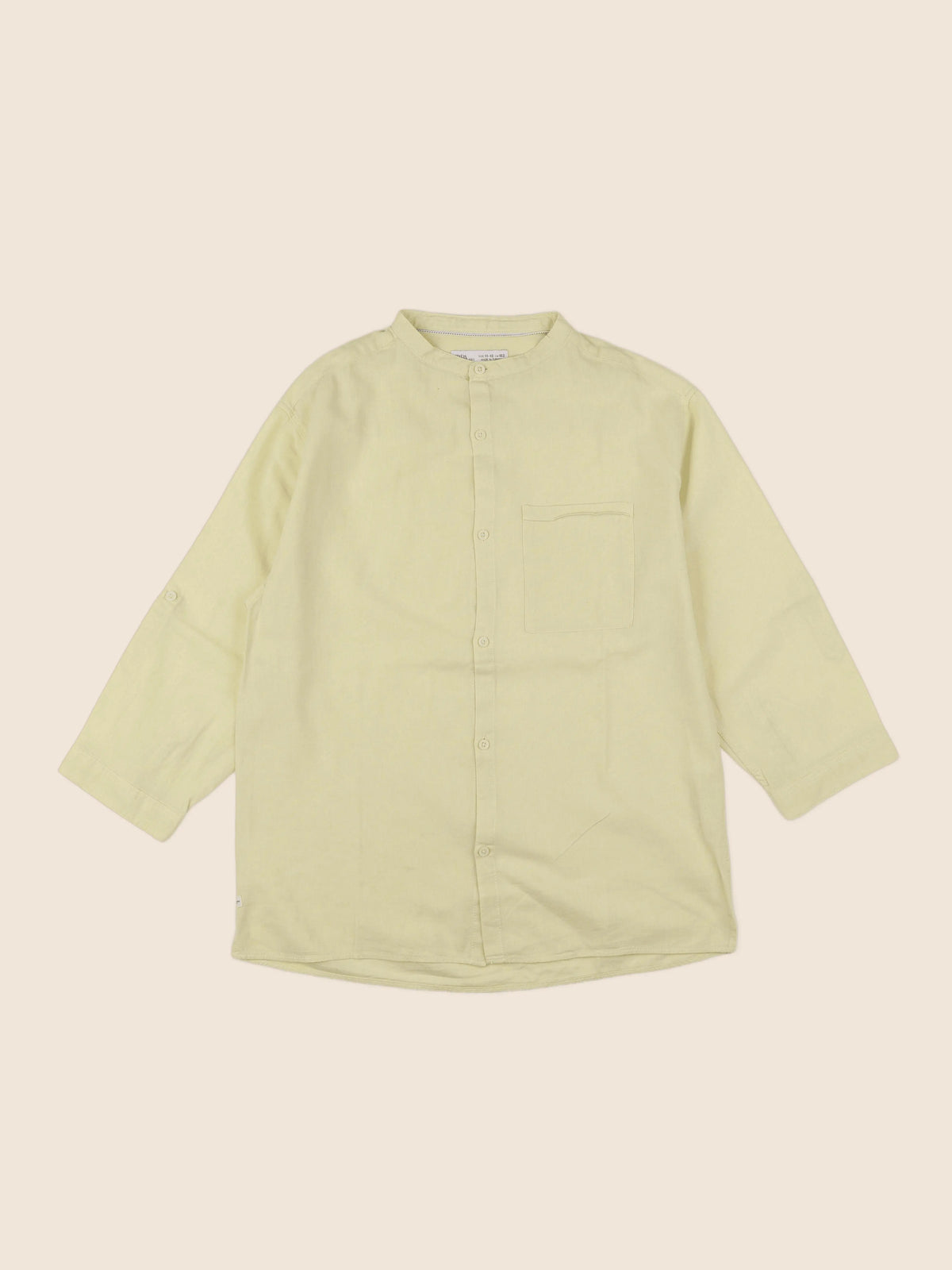 Zara - chemise jaune - 11/12 ans