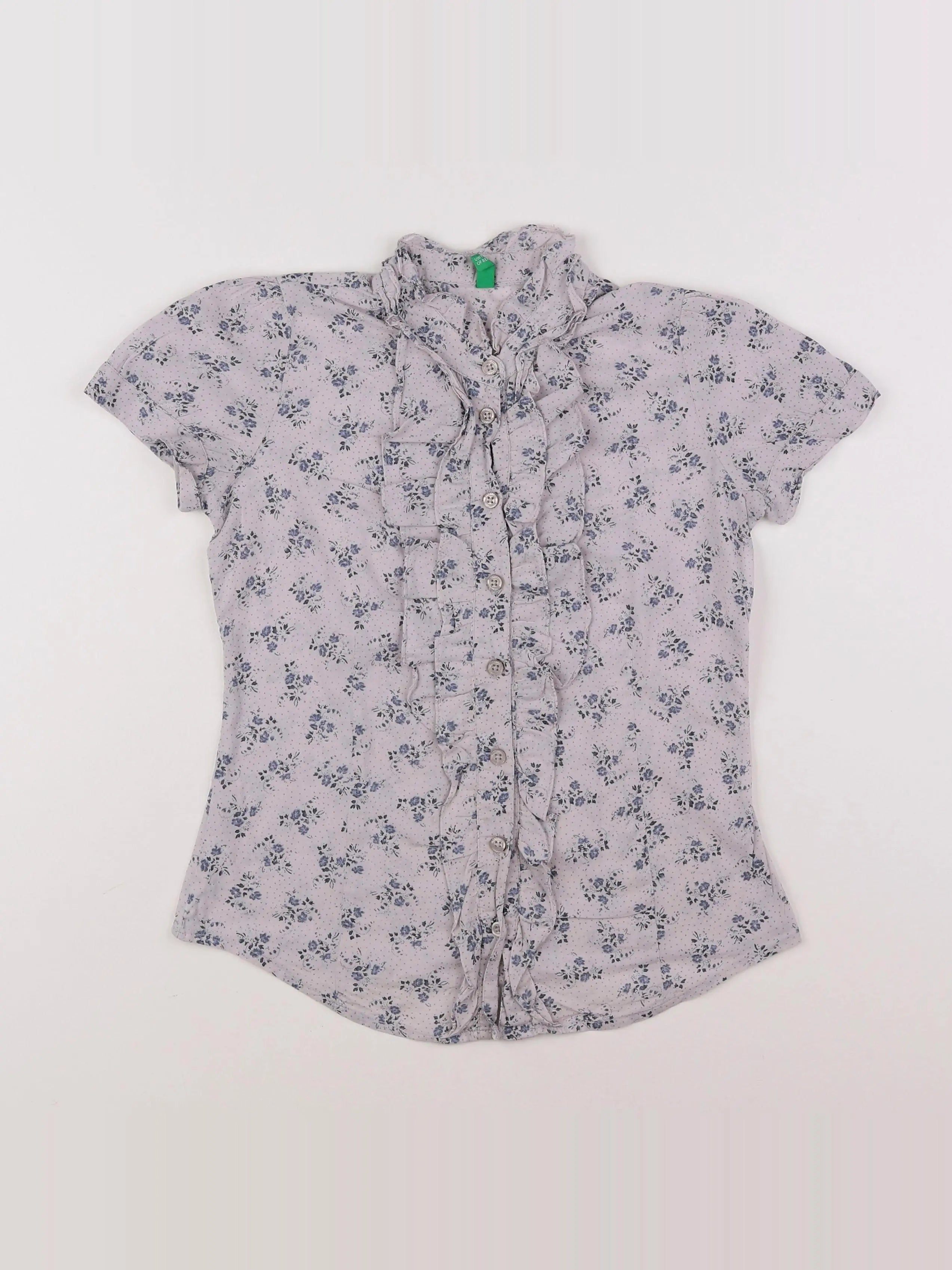Benetton - blouse violet - 8/9 ans
