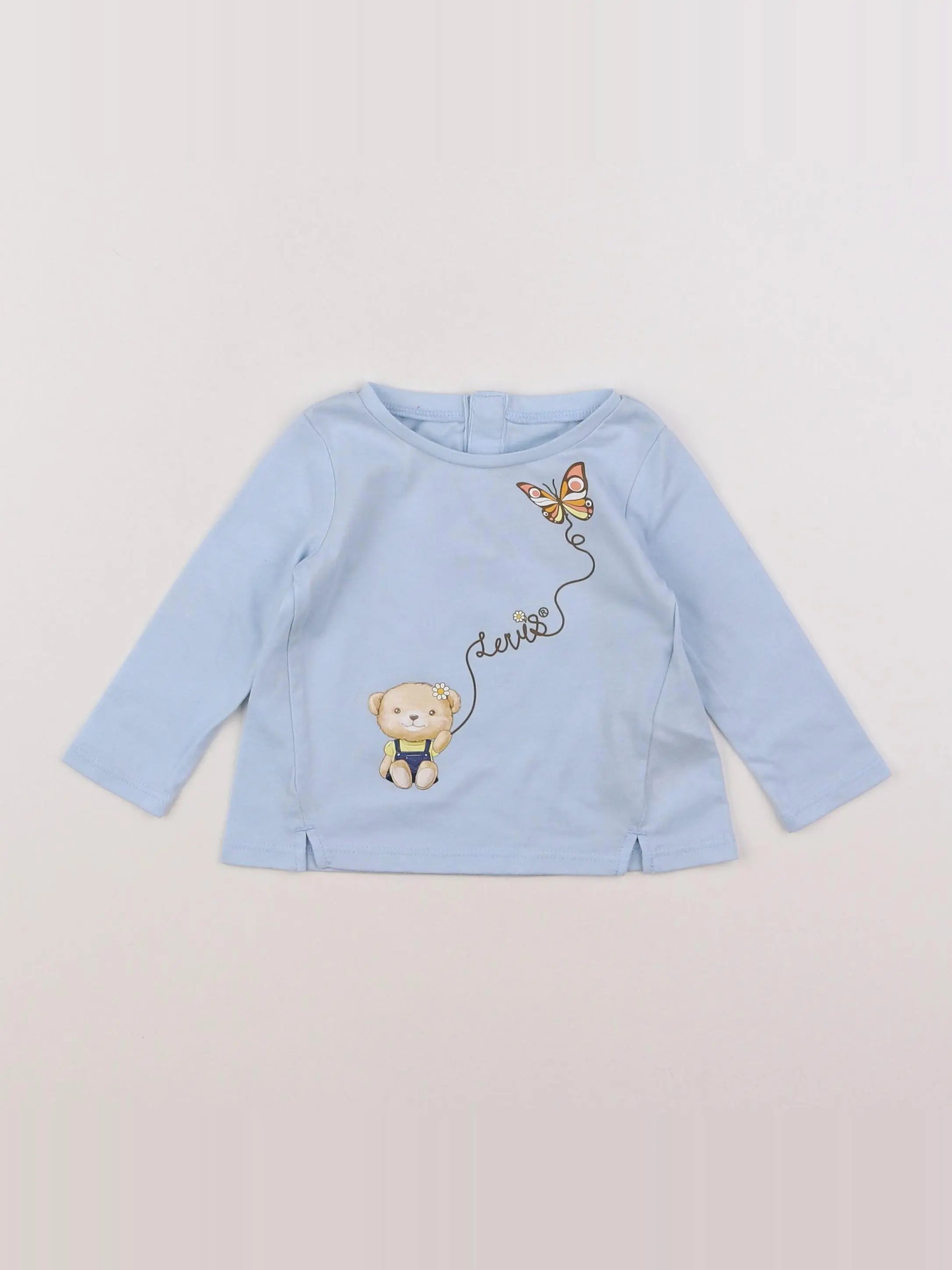 Levi's - tee-shirt bleu - 6 mois