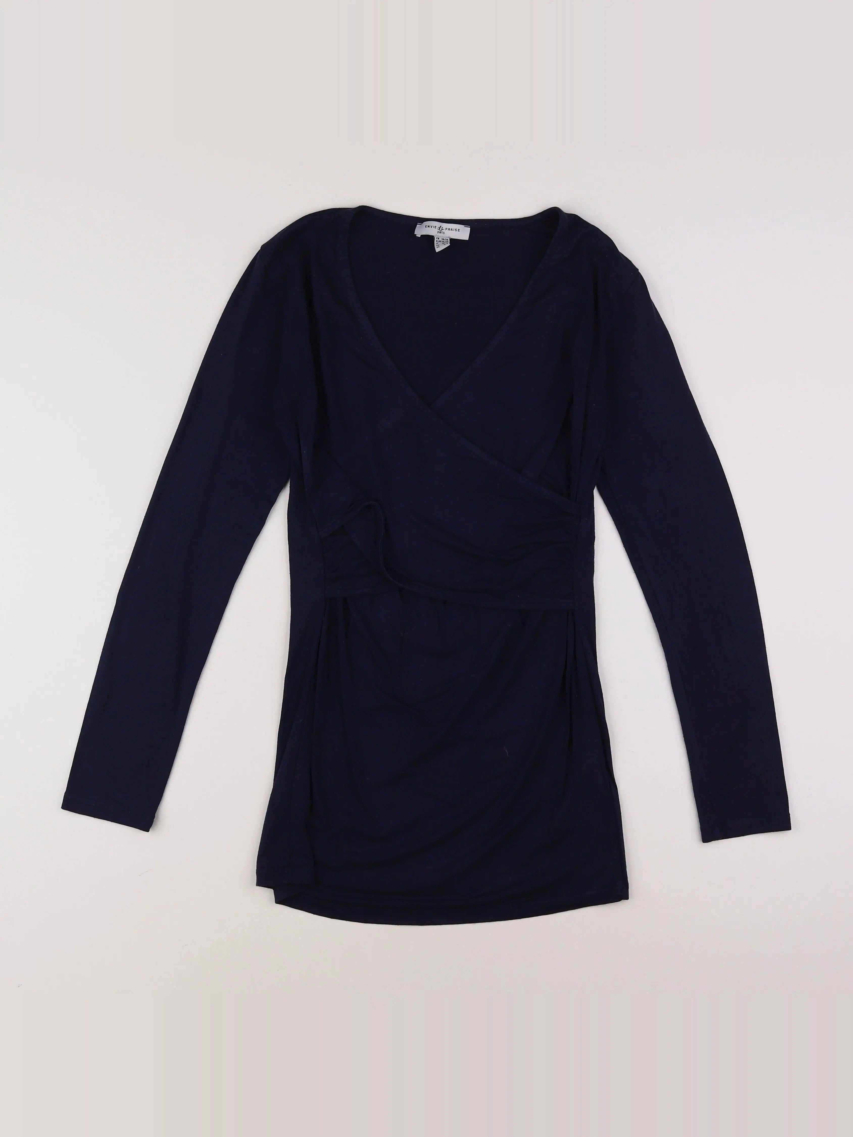 Envie de fraise - tee-shirt bleu - 36 à 38