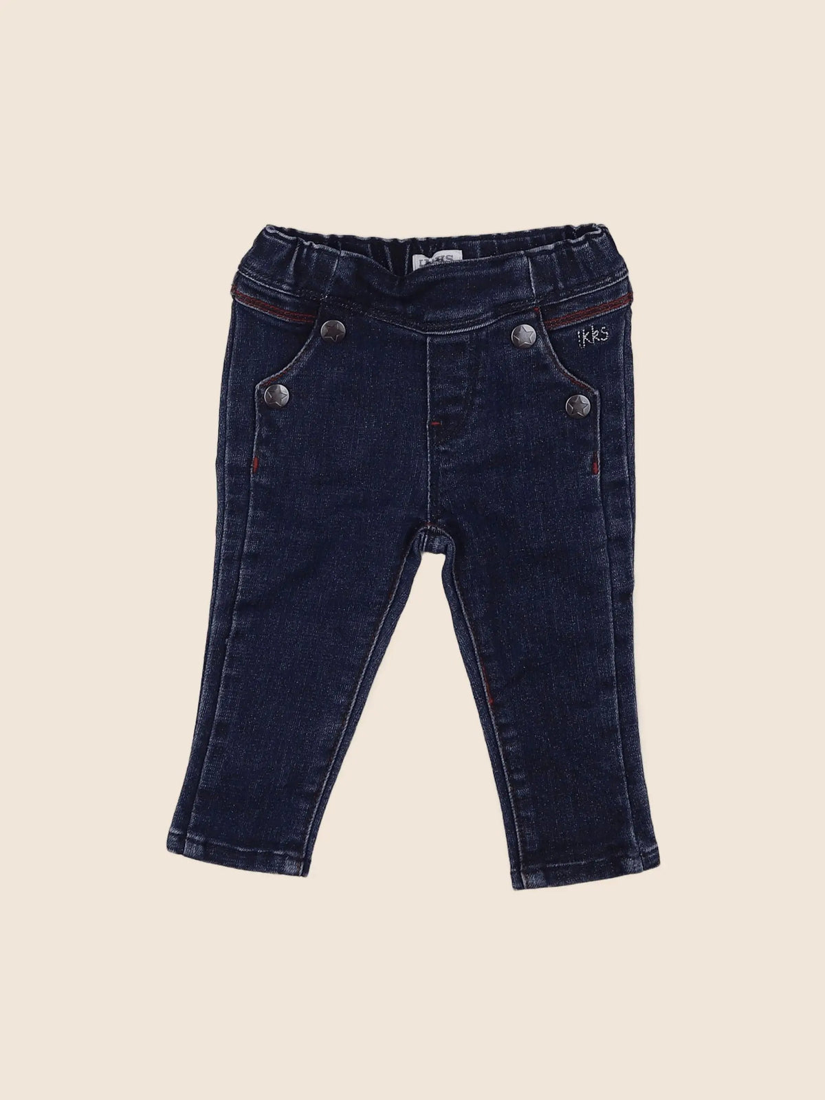 IKKS - jean bleu - 6 mois