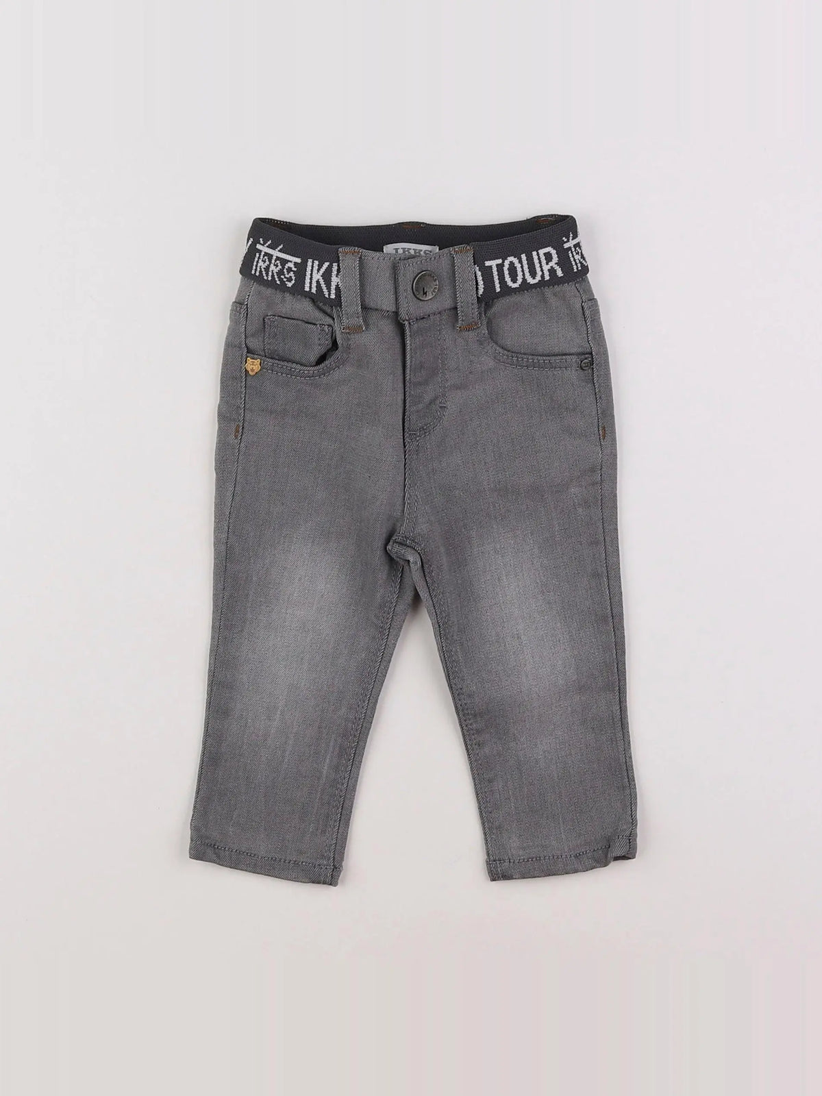 IKKS - jean gris - 6 mois