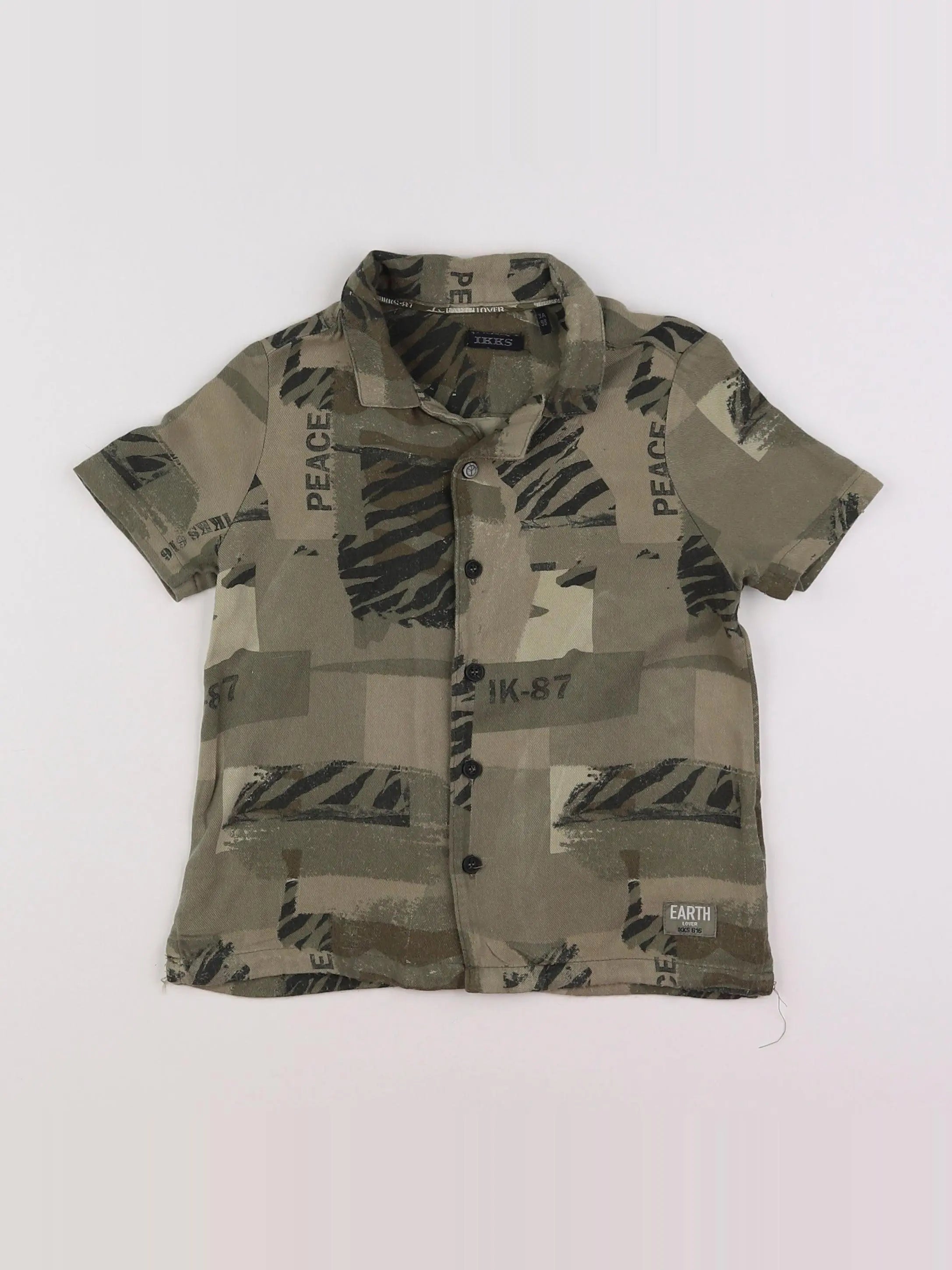 IKKS - chemise vert - 3 ans