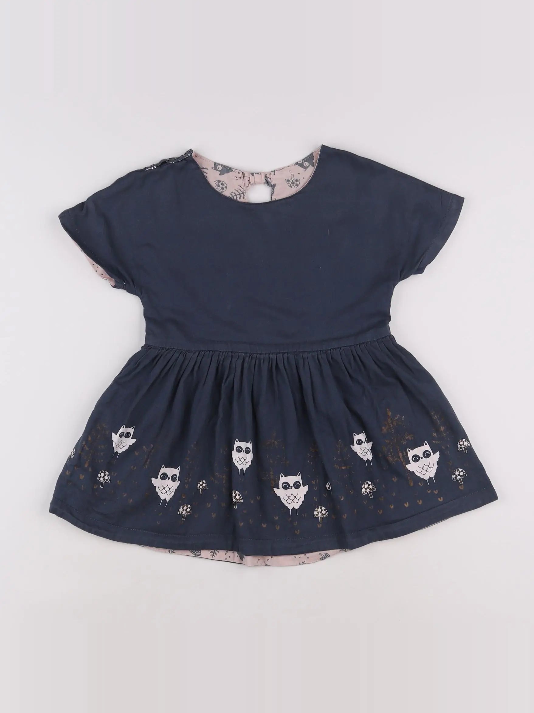 Vertbaudet - robe bleu - 4 ans