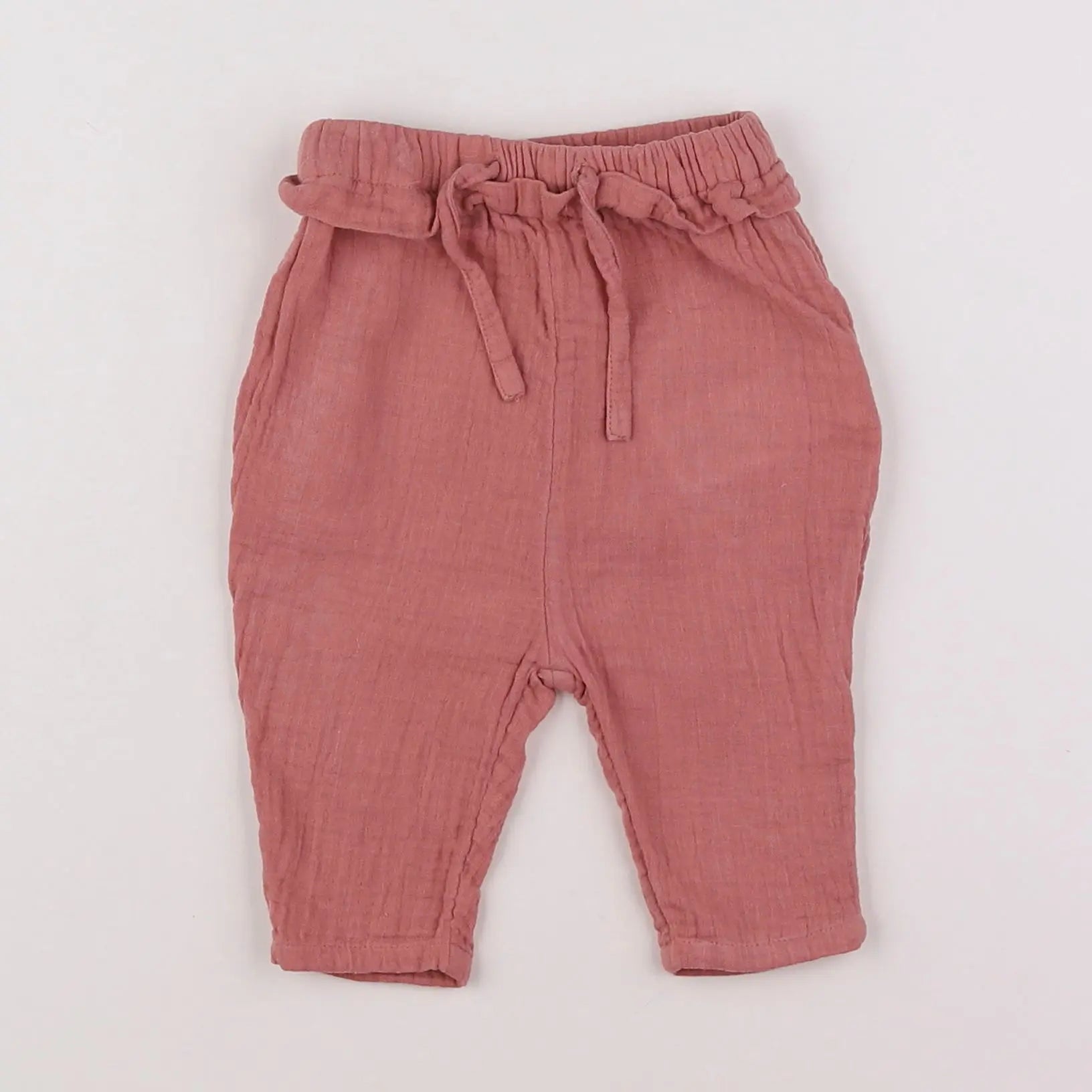 Vertbaudet - pantalon rose - 3 mois