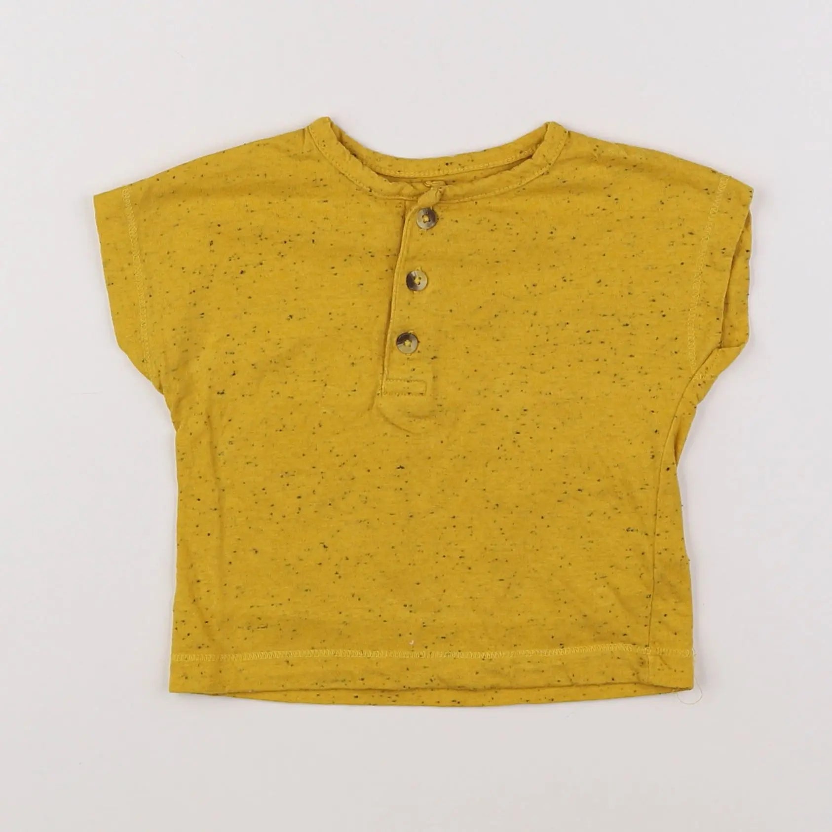 Vertbaudet - tee-shirt jaune - 6 mois