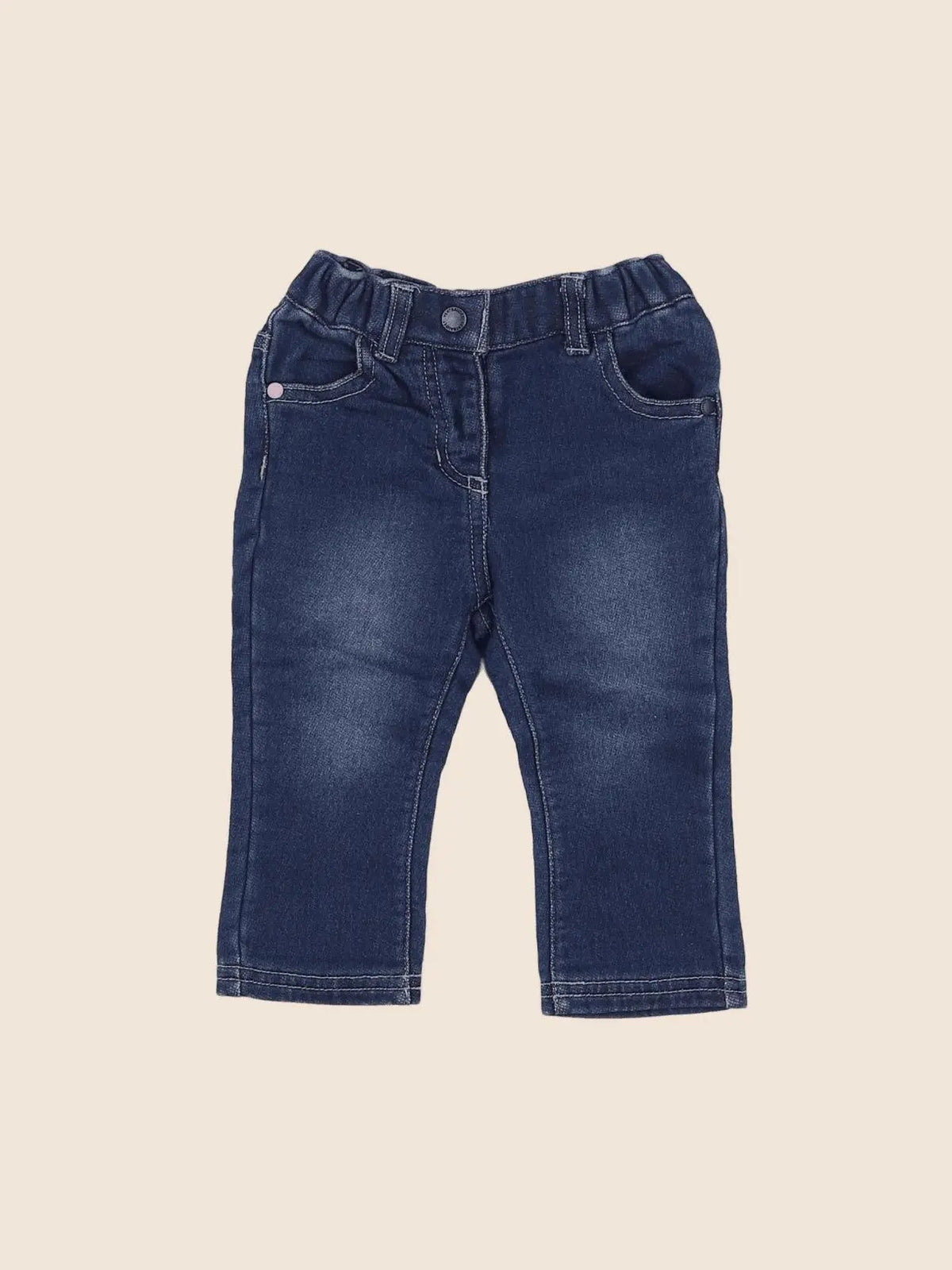 Vertbaudet - jean bleu - 3 mois