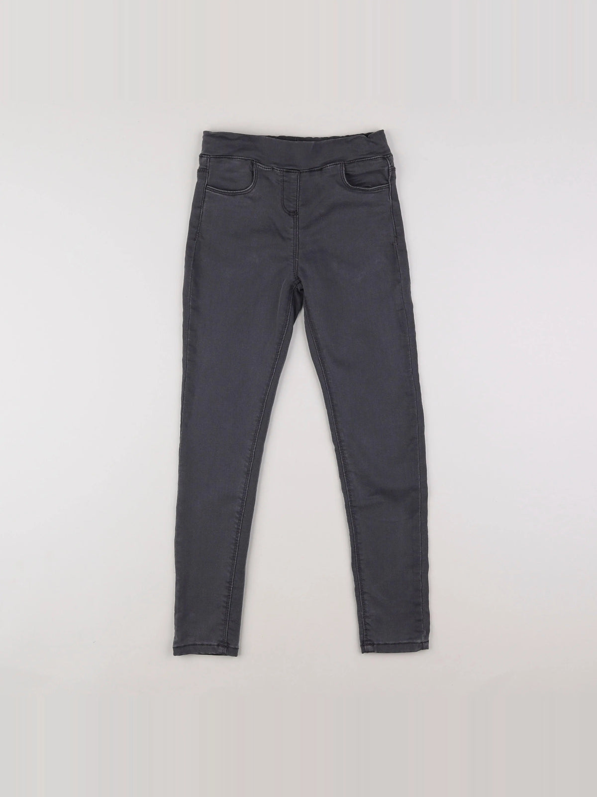 Vertbaudet - jegging gris - 9 ans