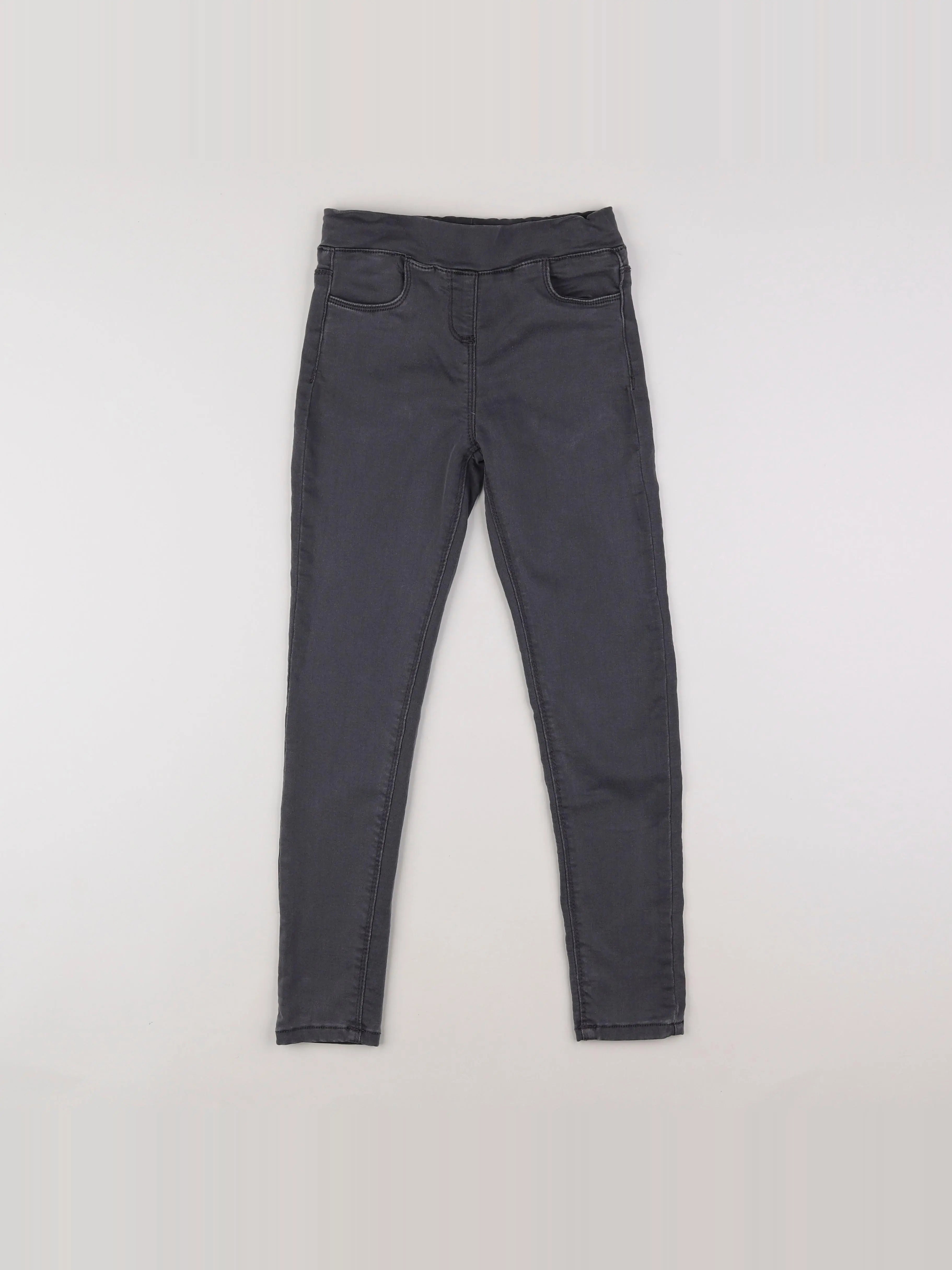Vertbaudet - jegging gris - 9 ans
