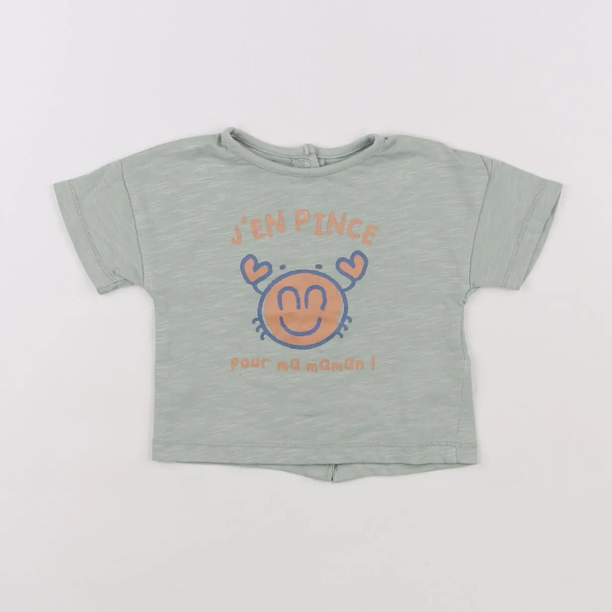 Vertbaudet - tee-shirt vert - 3 mois