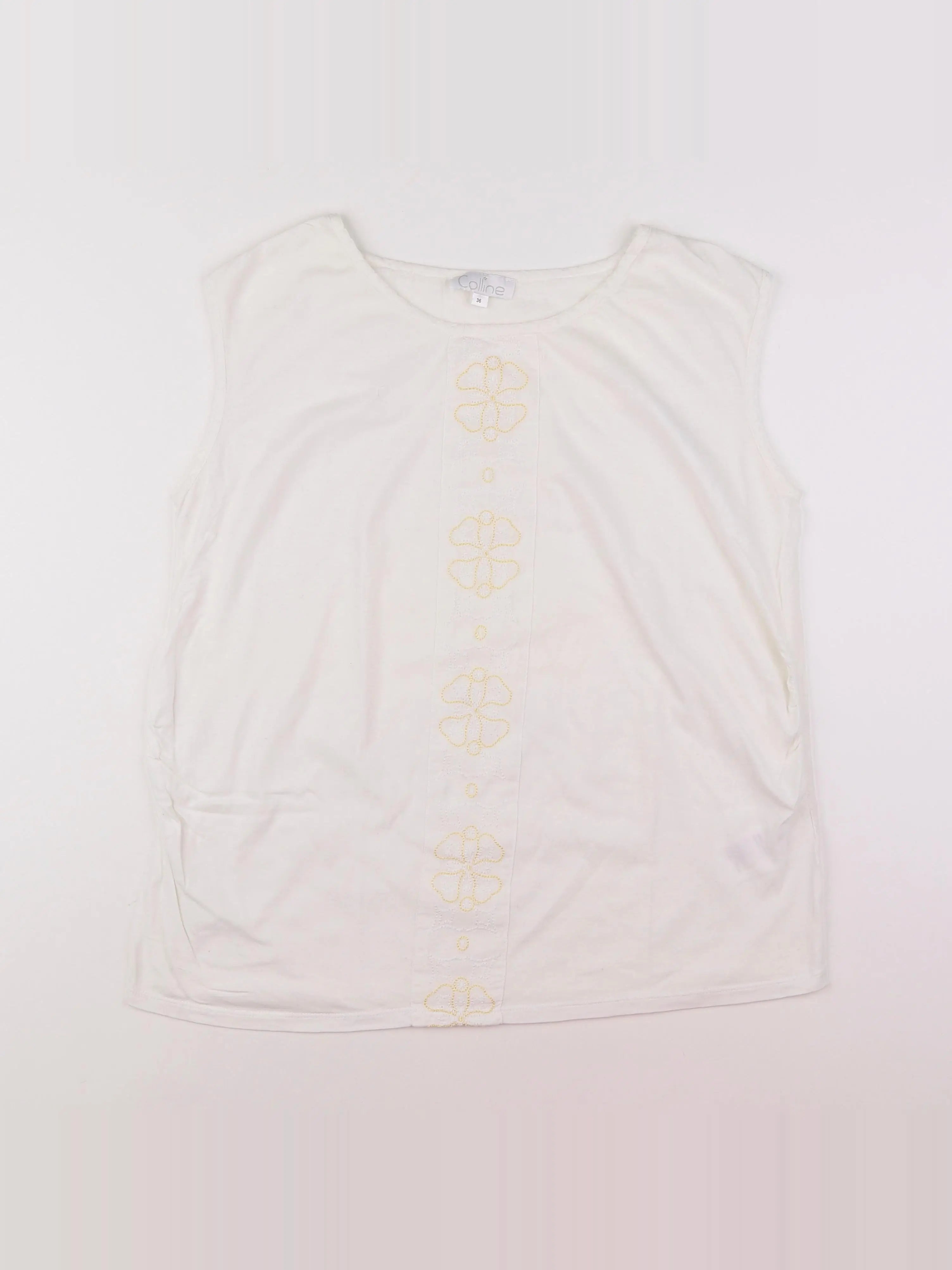 Vertbaudet - tee-shirt grossesse blanc - 36