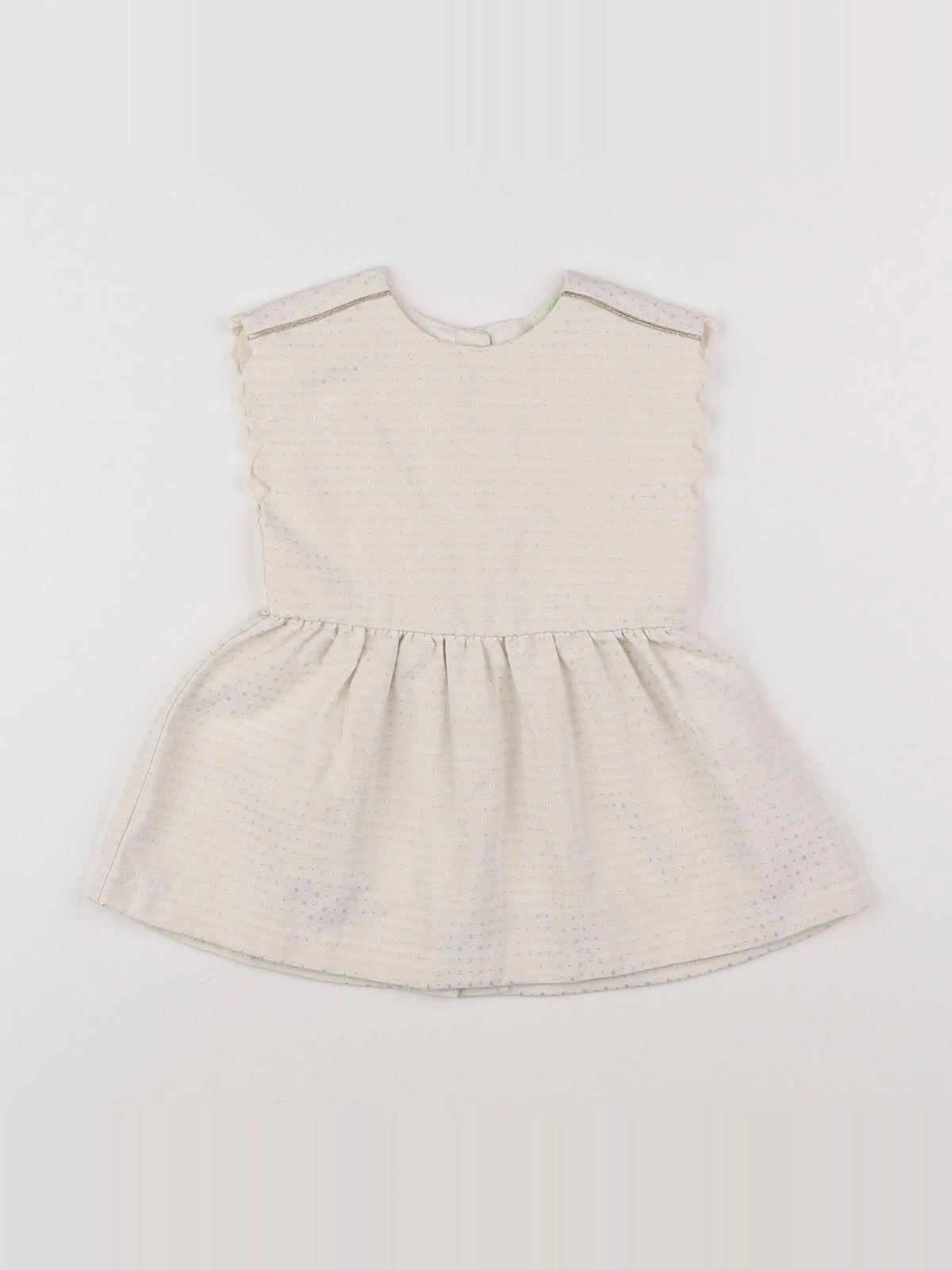 Tape à l'oeil - robe blanc - 12 mois