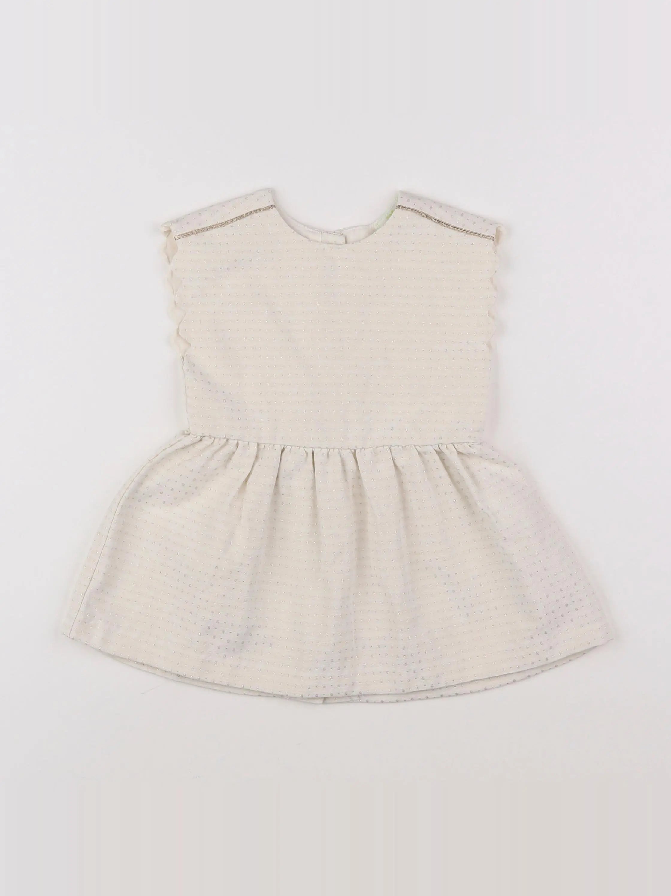 Tape à l'oeil - robe blanc - 12 mois