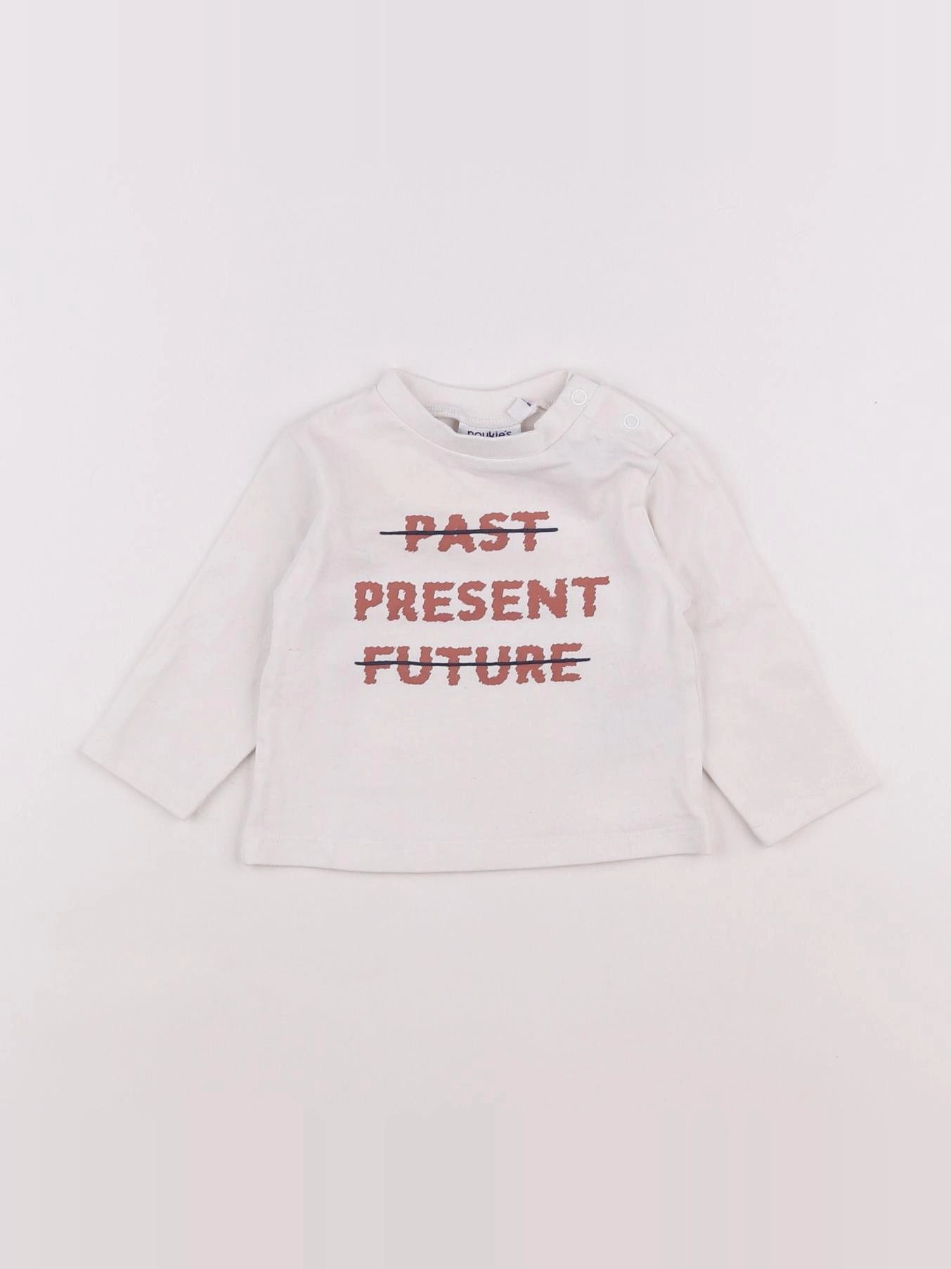 Noukie's - tee-shirt blanc - 6 mois