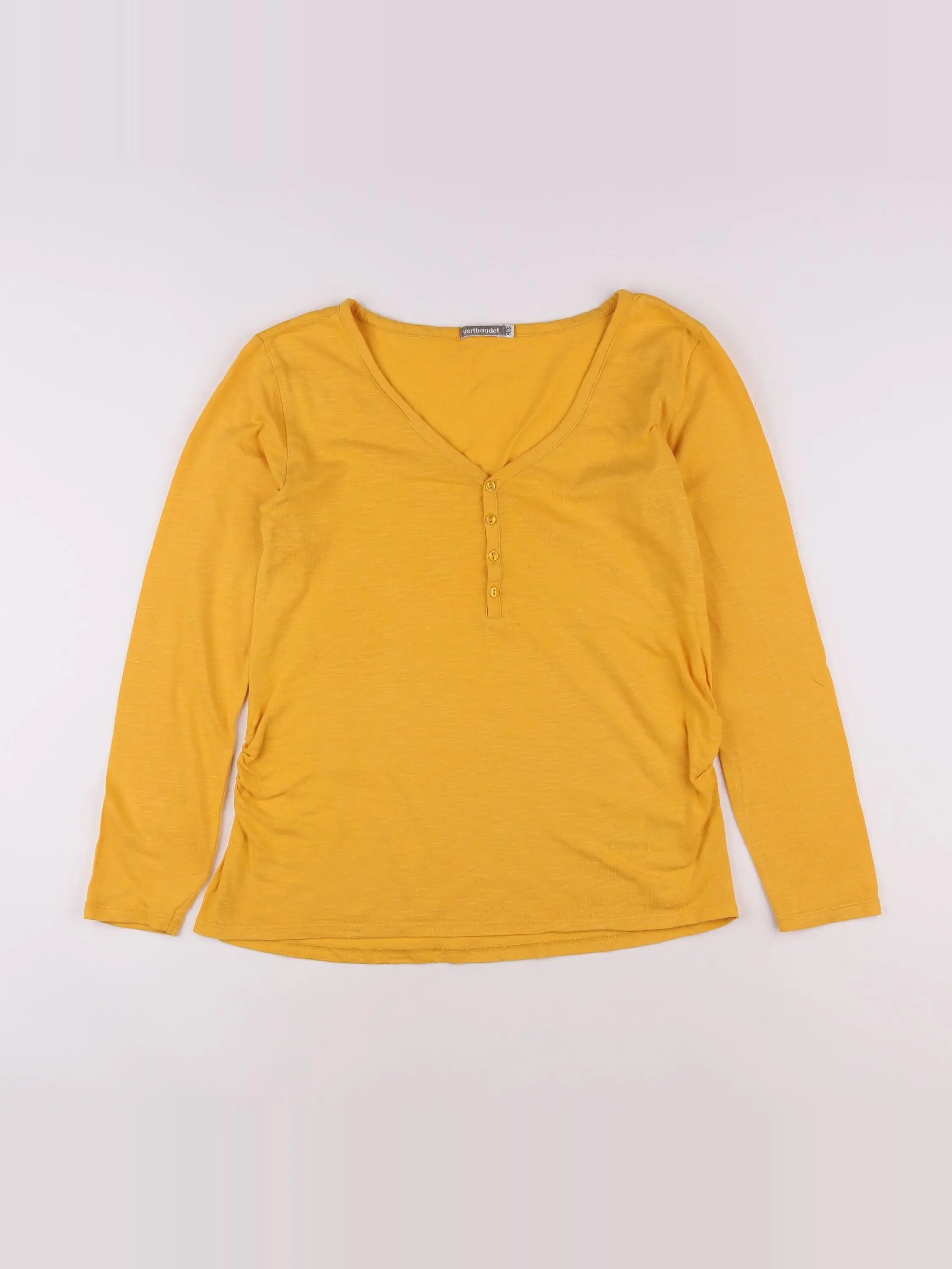 Vertbaudet - tee-shirt grossesse jaune - 34 à 36