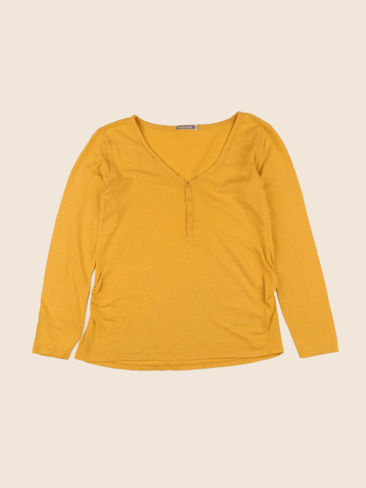 Vertbaudet - tee-shirt grossesse jaune - 34 à 36