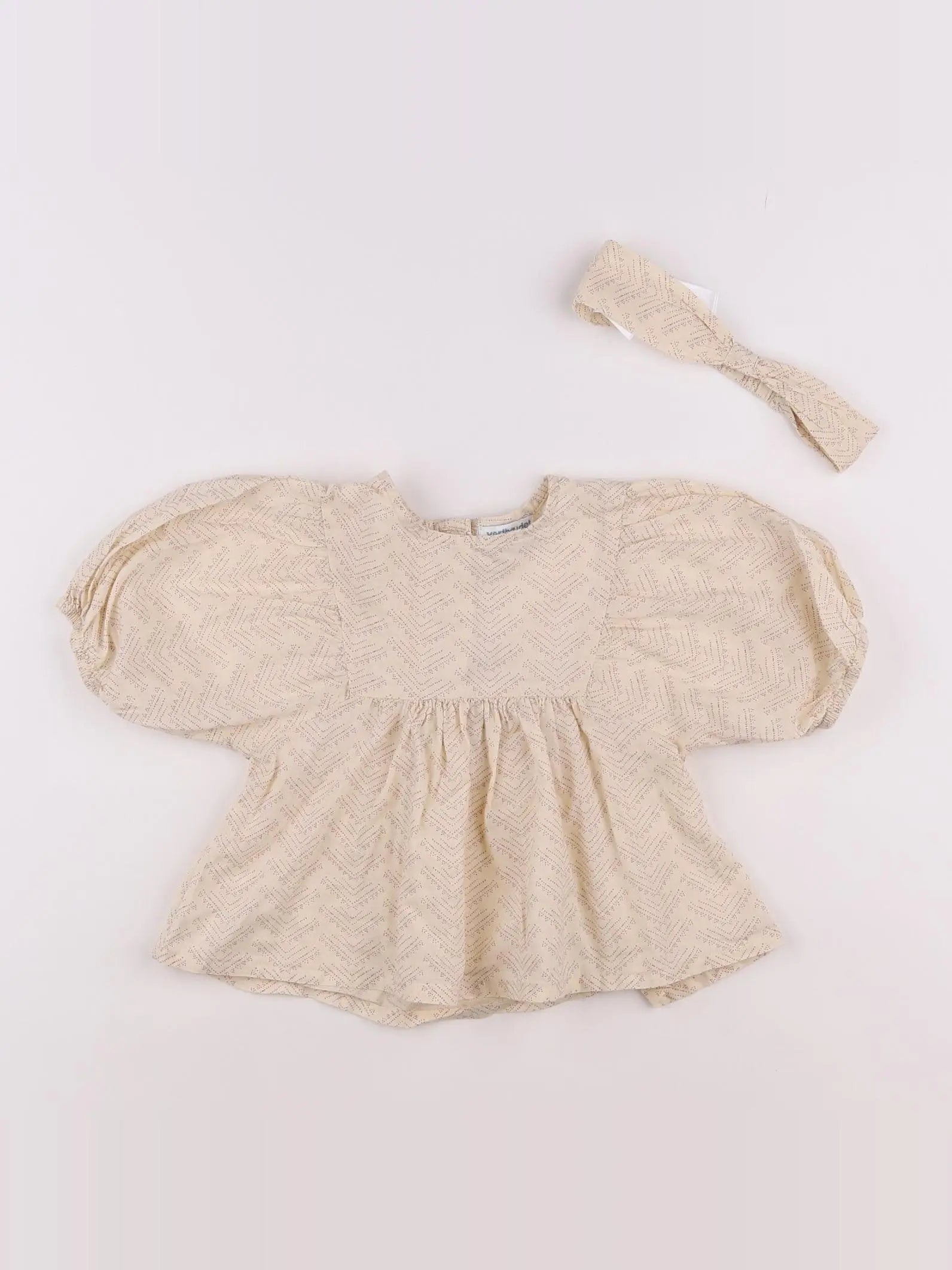 Vertbaudet - blouse beige - 18 mois