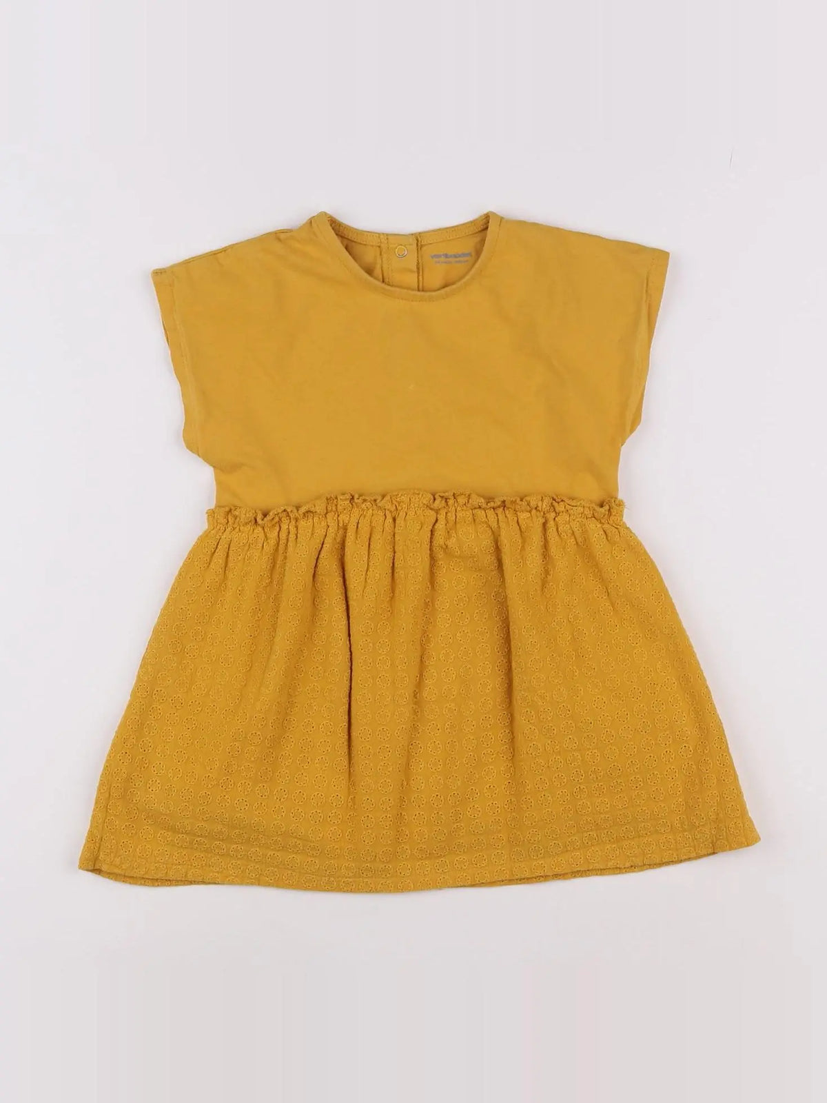 Vertbaudet - robe jaune - 2 ans