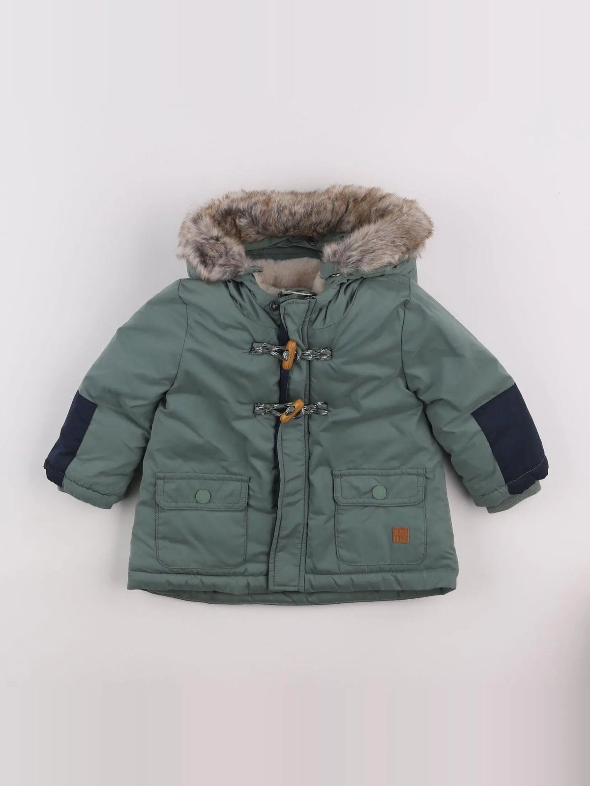 Tape à l'oeil - parka vert - 9 mois