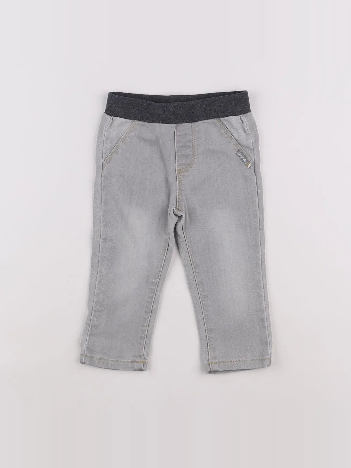 Absorba - jegging gris - 12 mois