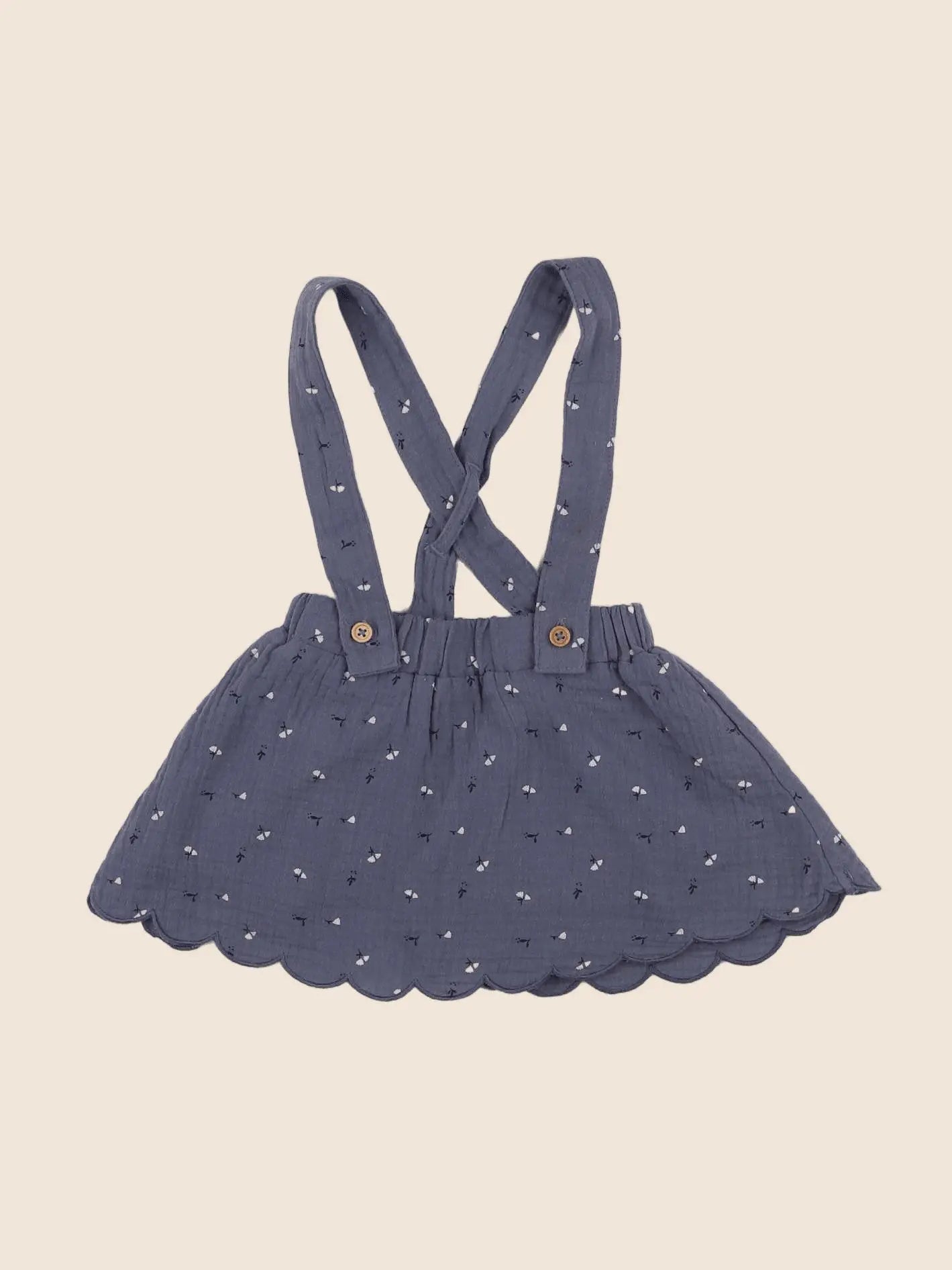 Eden & Victor - jupe bleu - 6 mois