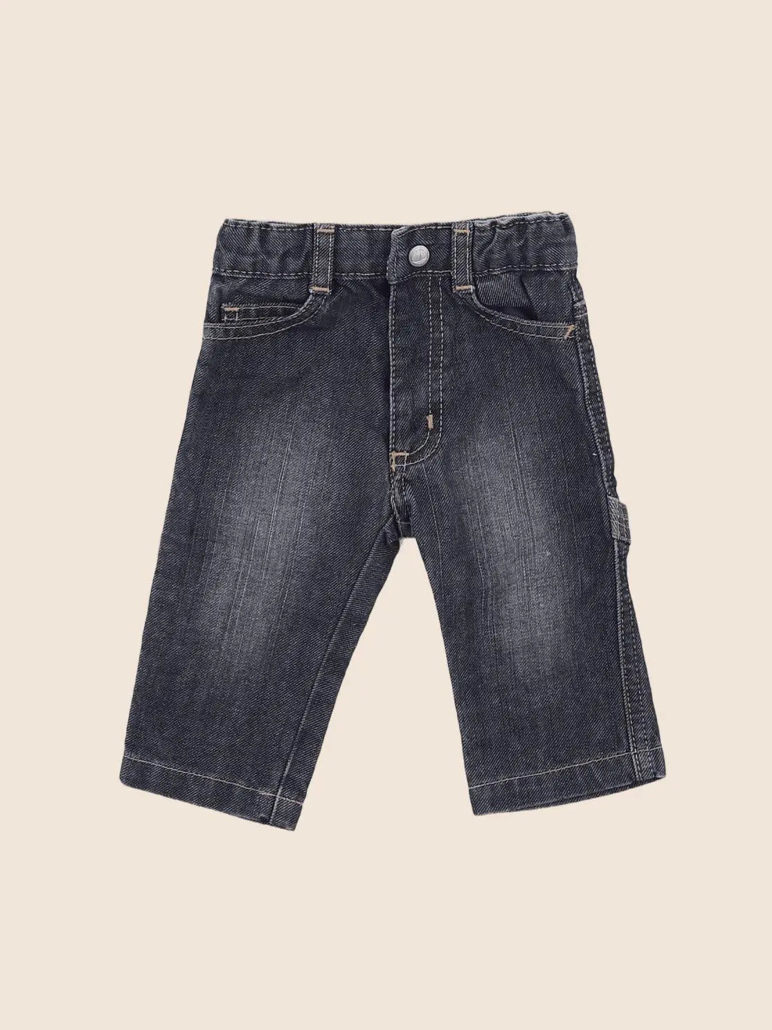 Petit Bateau - jean bleu - 3 mois