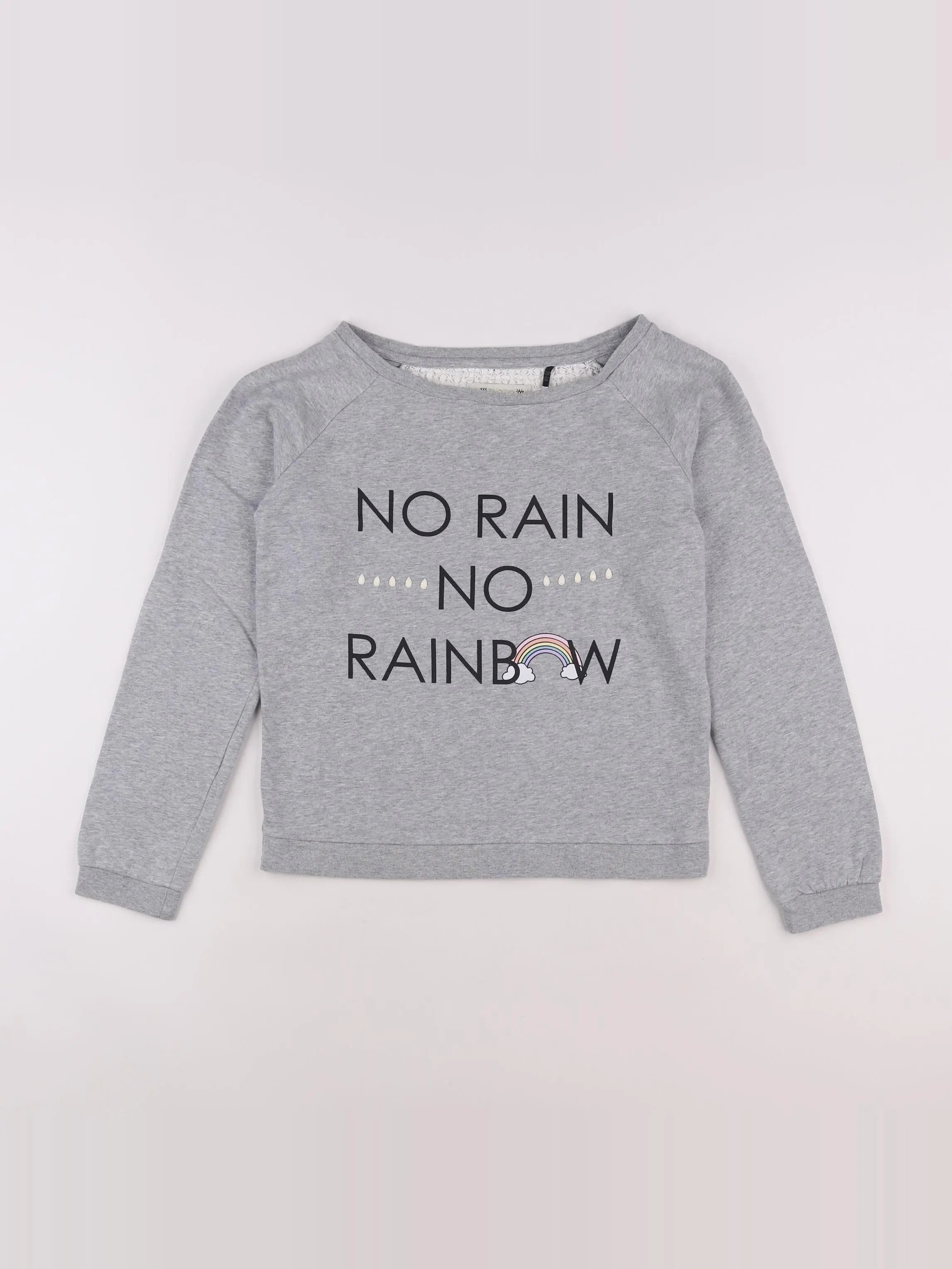 IKKS - sweat gris - 12 ans