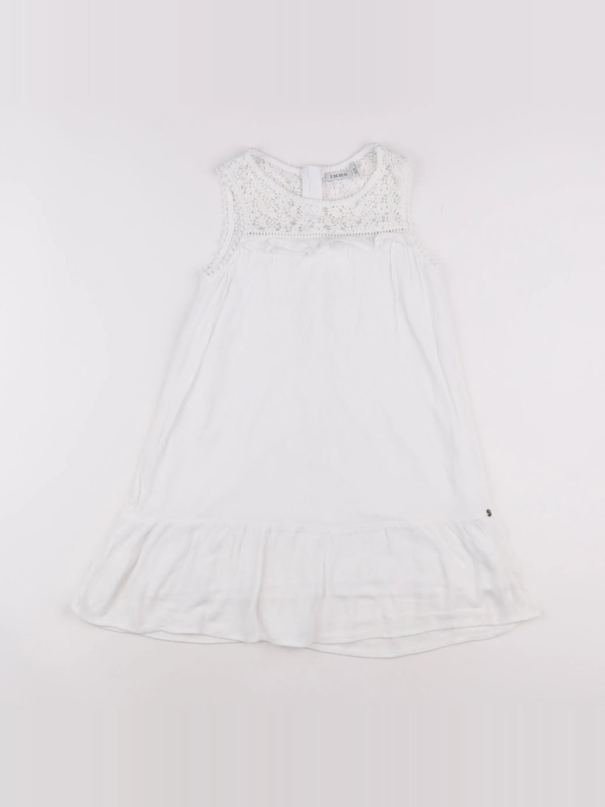 IKKS - robe blanc - 12 ans