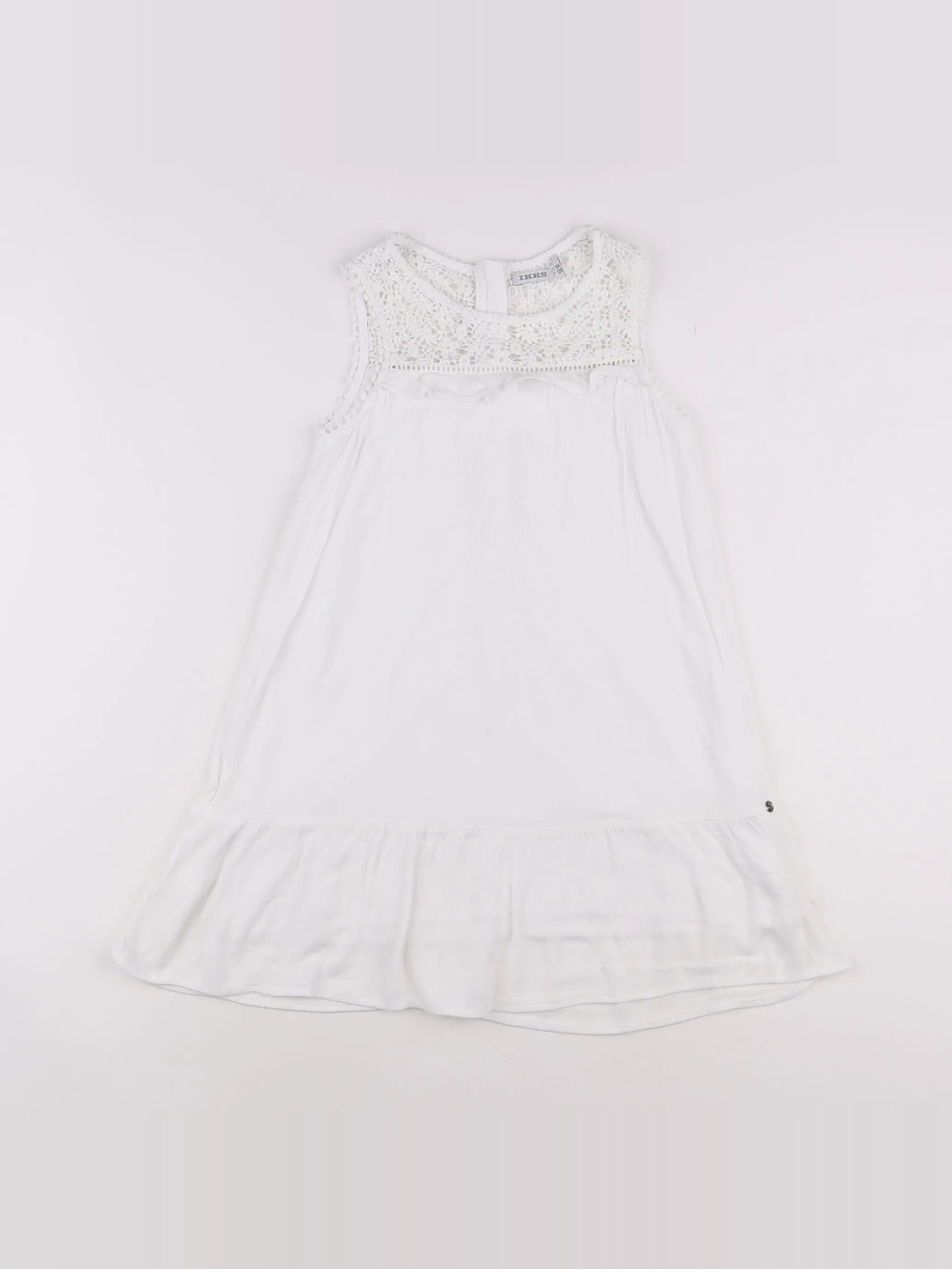 IKKS - robe blanc - 12 ans