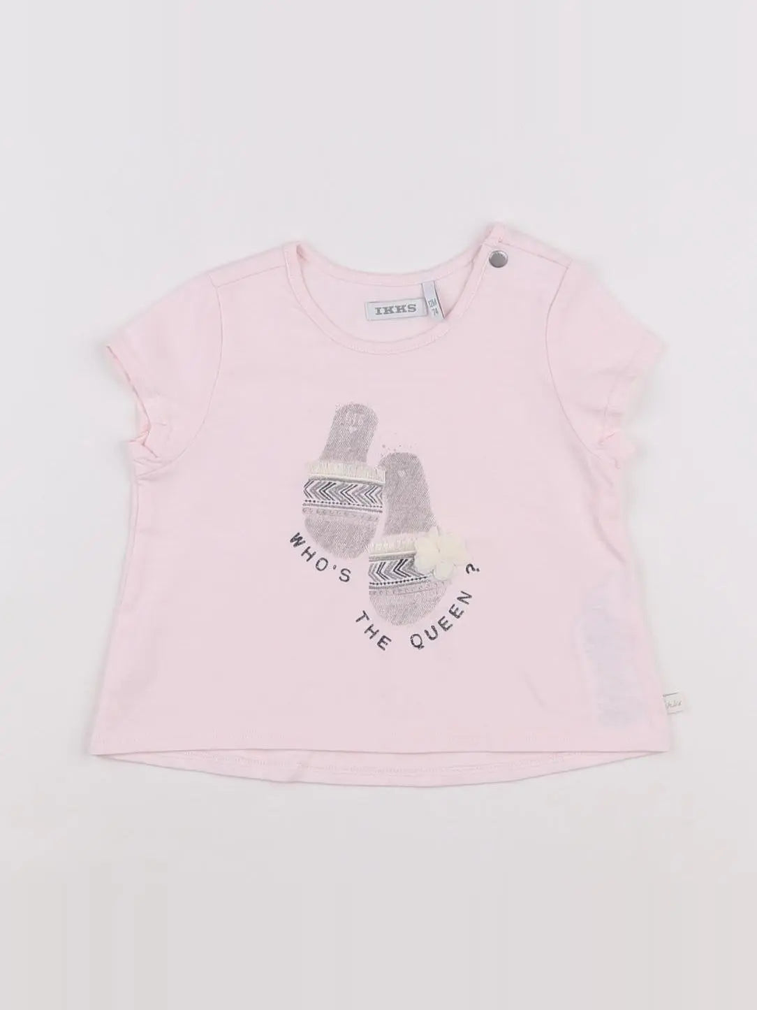 IKKS - tee-shirt rose - 12 mois