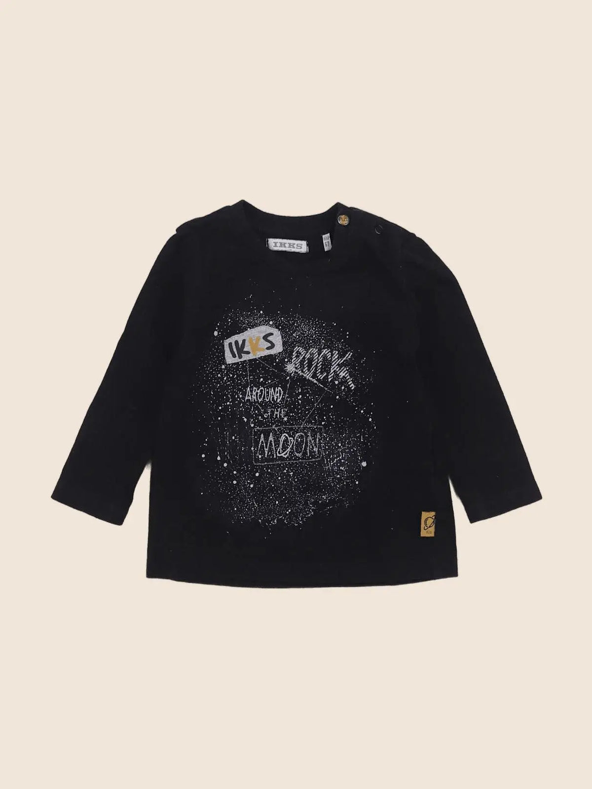 IKKS - tee-shirt noir - 6 mois