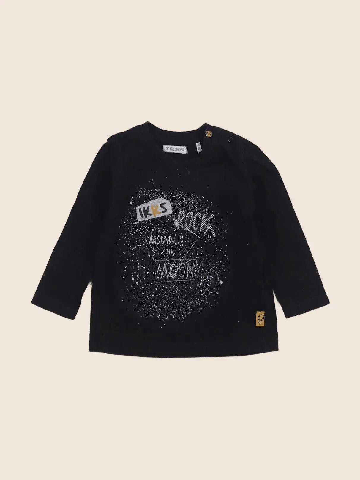 IKKS - tee-shirt noir - 6 mois