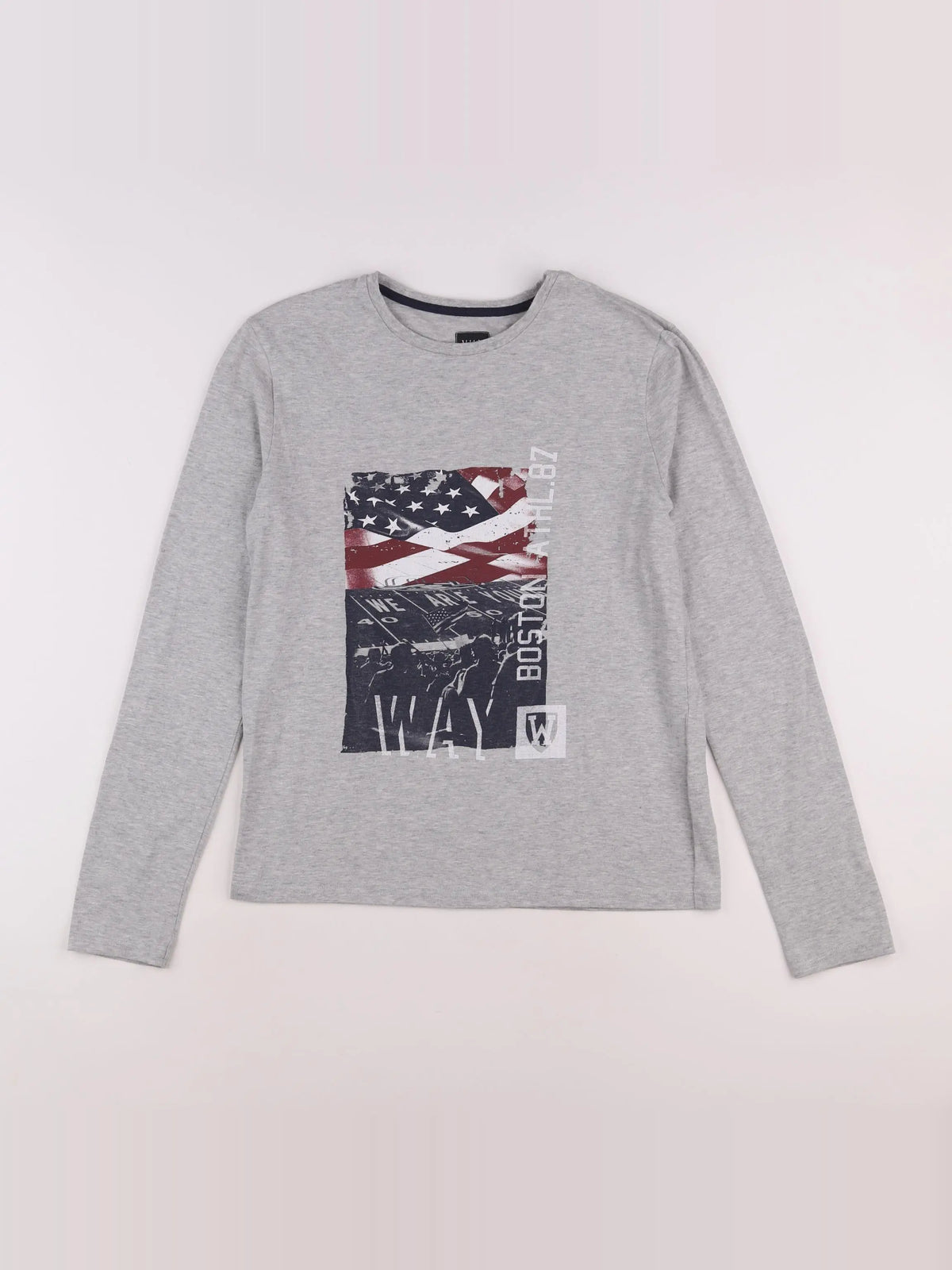 IKKS - tee-shirt gris - 14 ans