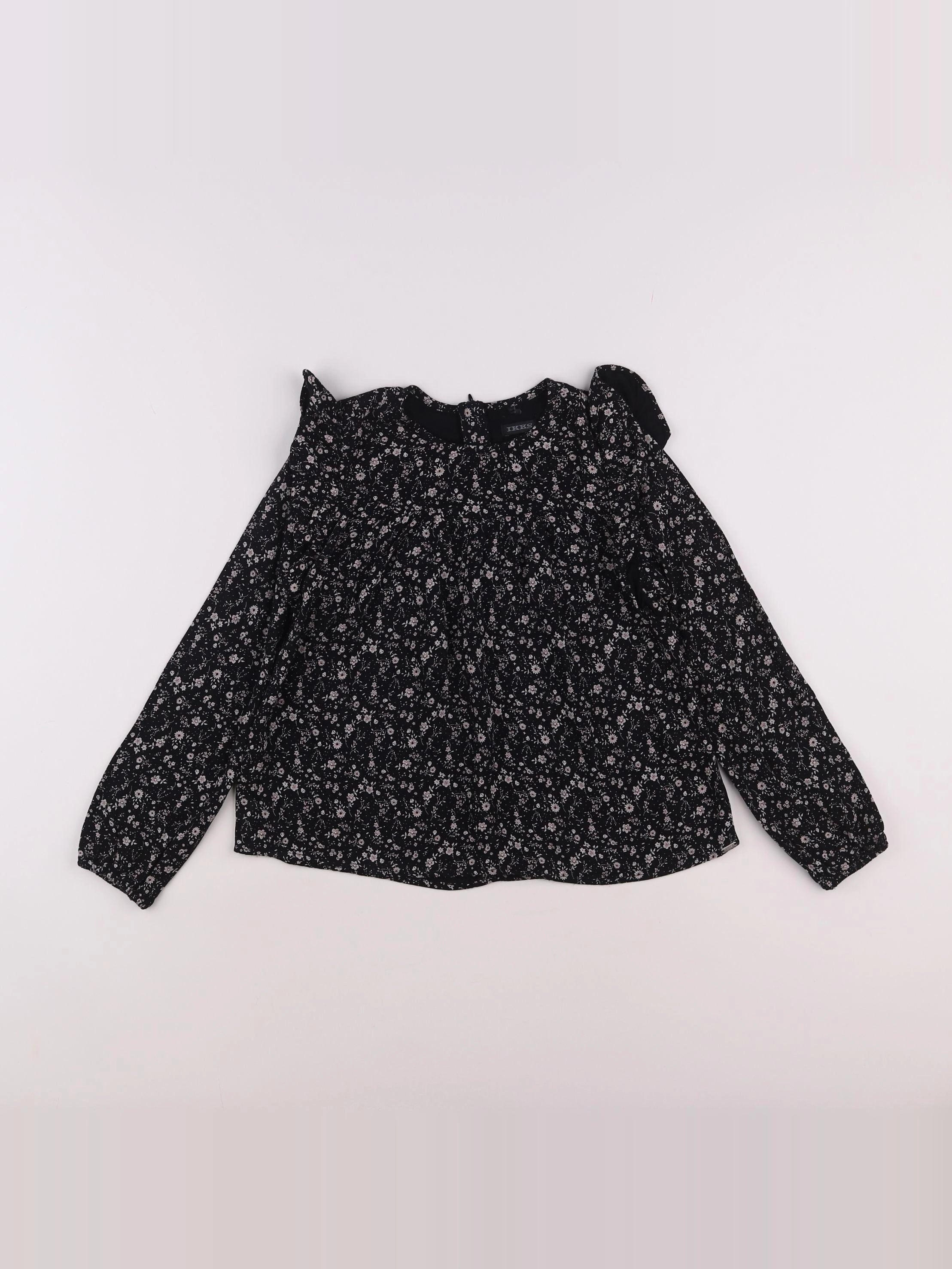 IKKS - blouse noir - 8 ans